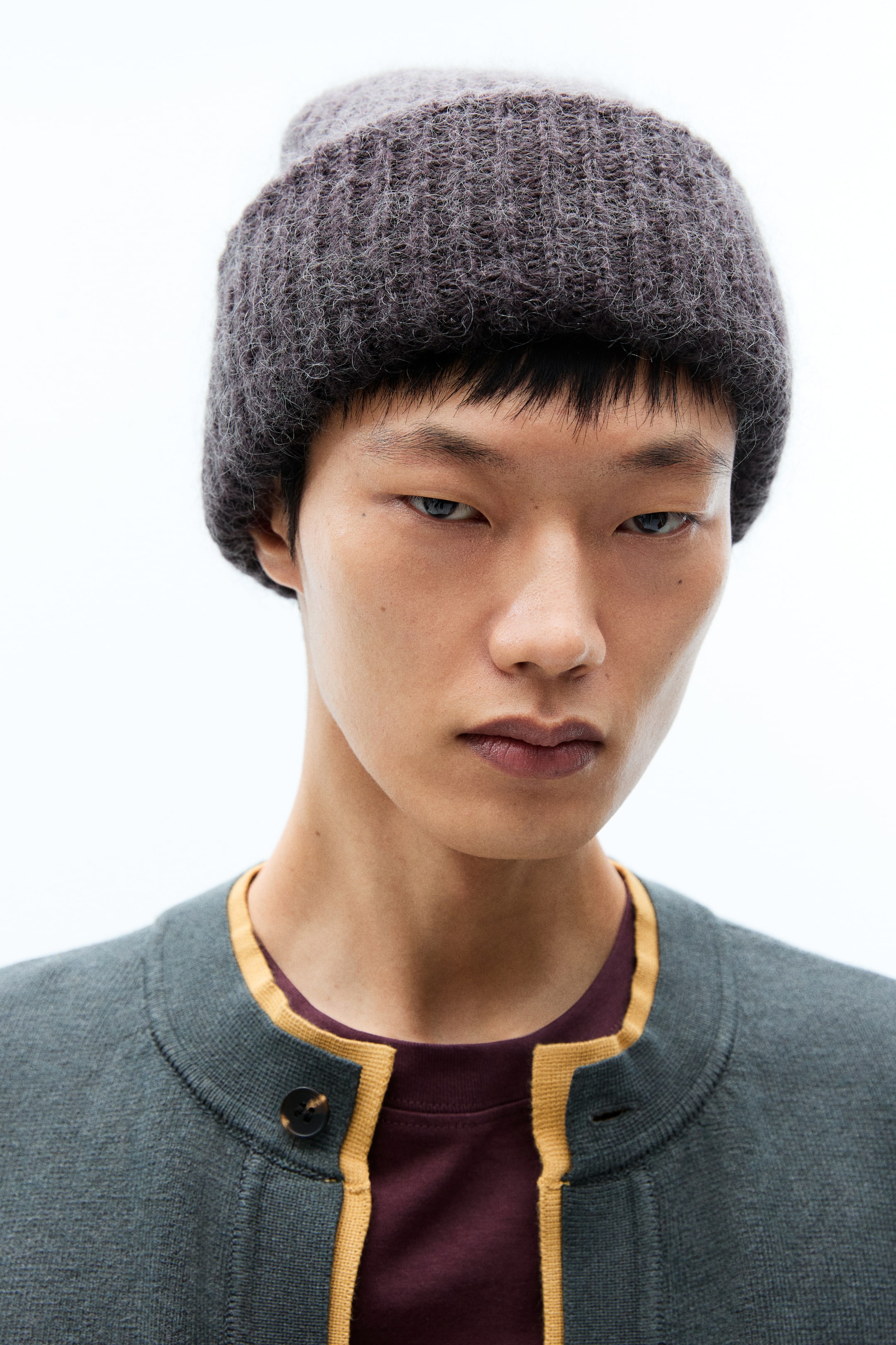 拡大画像を表示: ニットカーディガン - ダークグリーン - Men | H&M JP 5