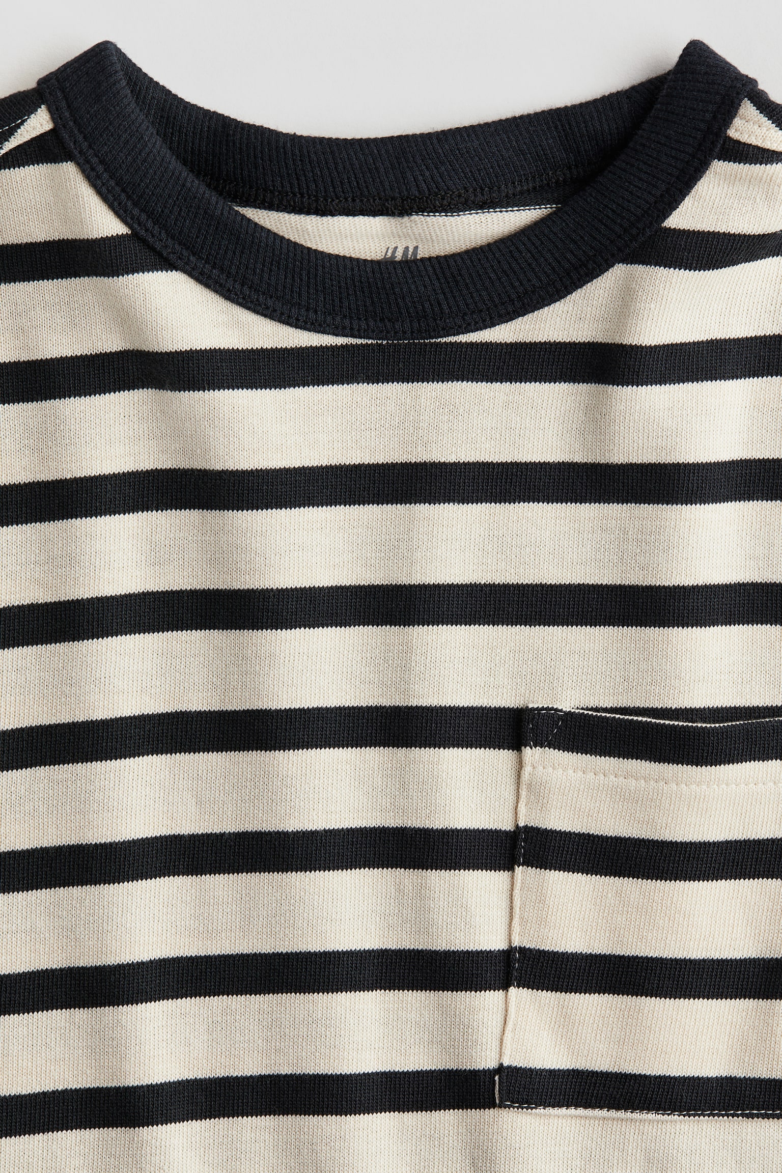 Long-sleeved T-shirt - White/Black striped/Blue/Striped/Light grey/Brown striped/Bright blue/Striped - 3