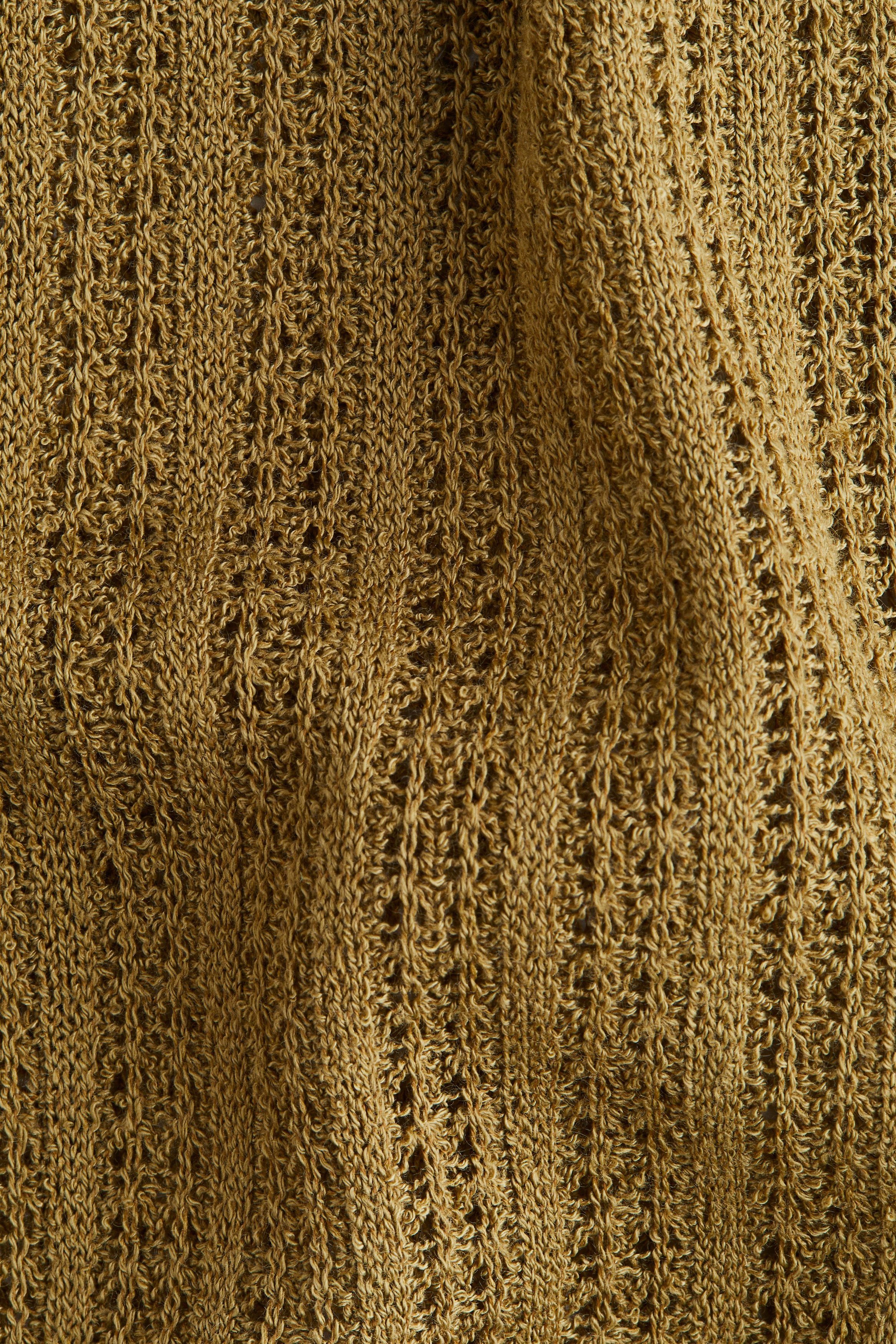 Knitted drawstring trousers