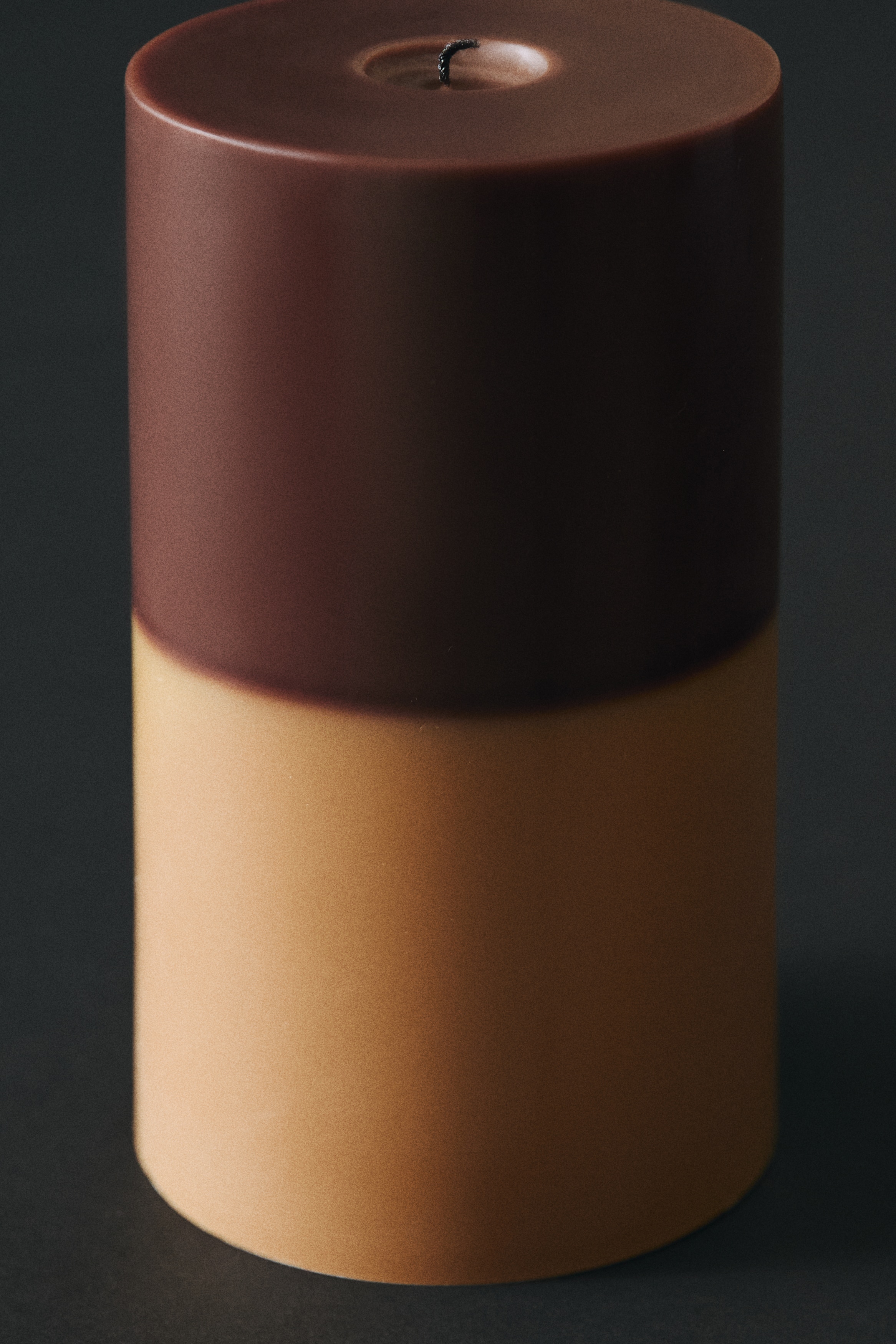 H & M - ピラーキャンドル L - ベージュ