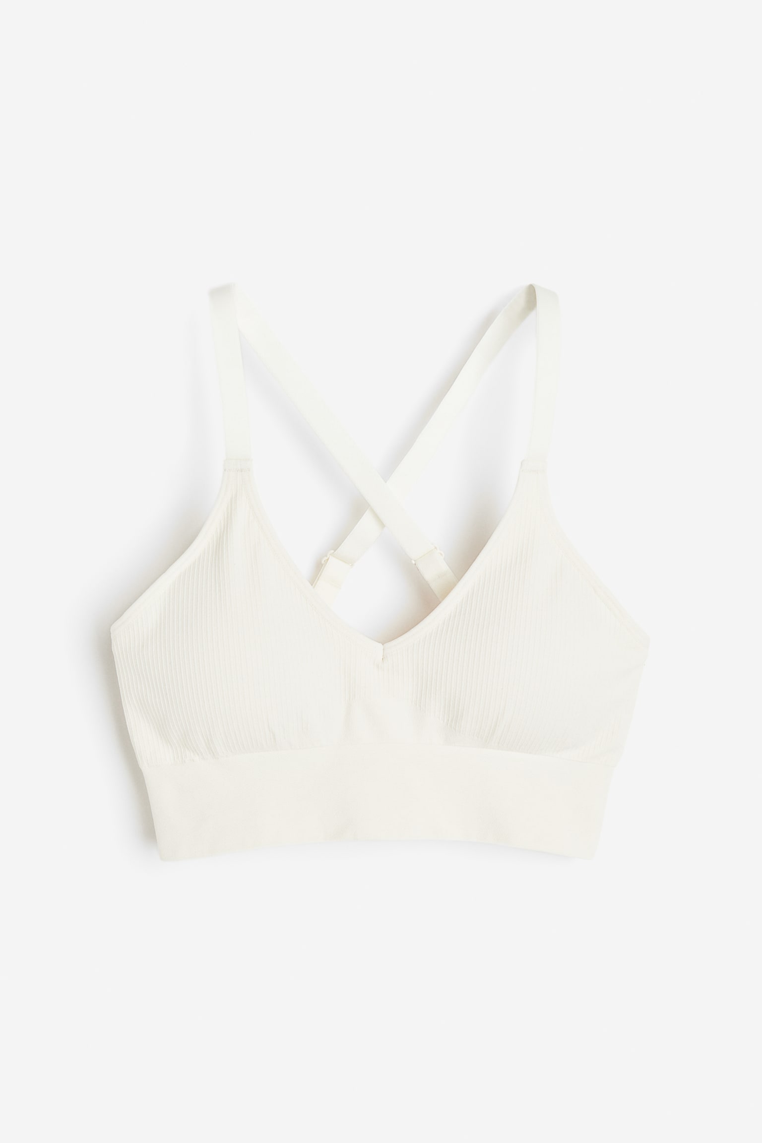 Seamless Medium Support Sports Bra In DryMove™ - White/Dusty yellow/Black/Black/Greige marle/Light purple/Light pink/Dusty purple/Black/Light khaki green/Dark brown - 2