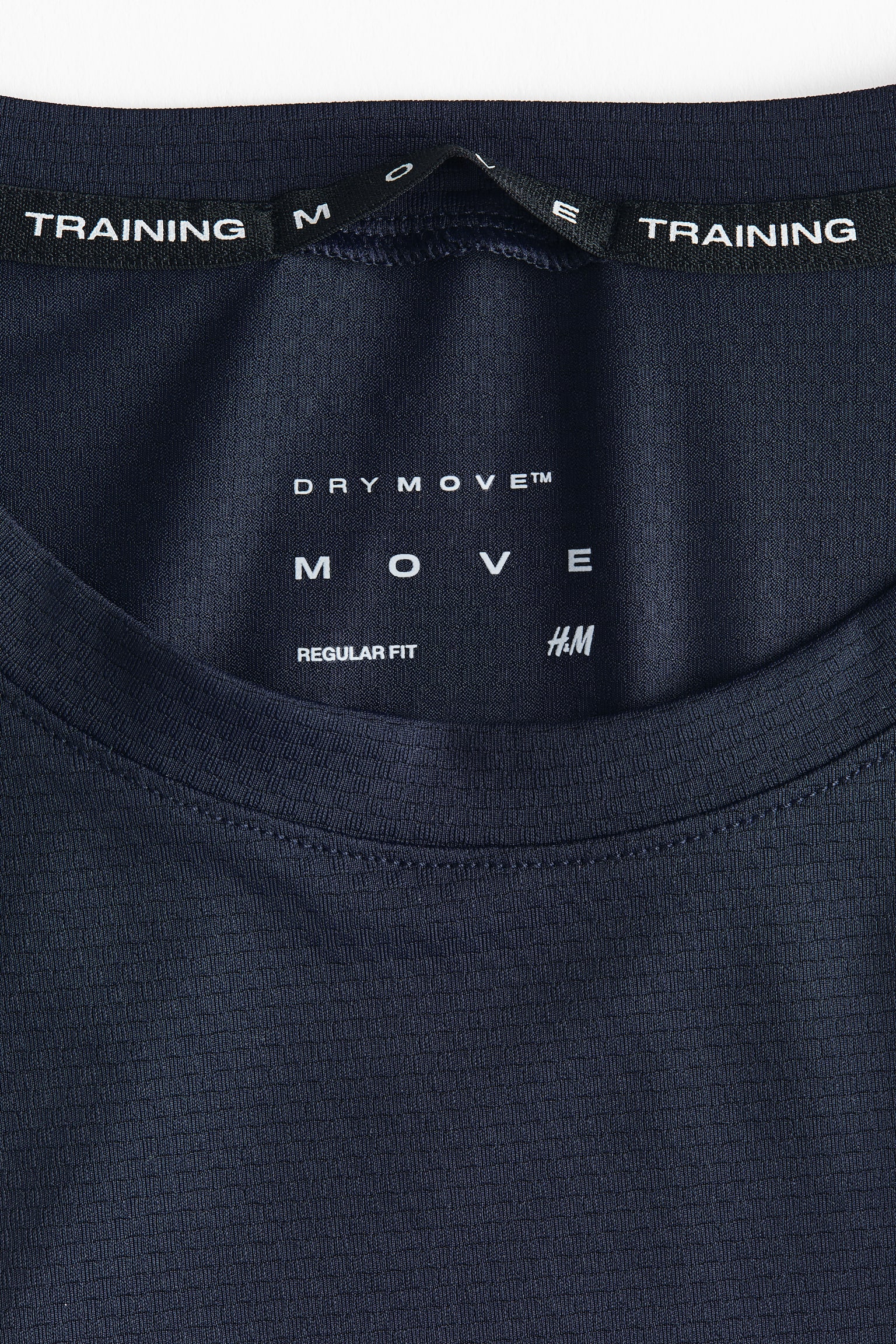 Muscle Fit Sports top with DryMove™-Navy blue - 8