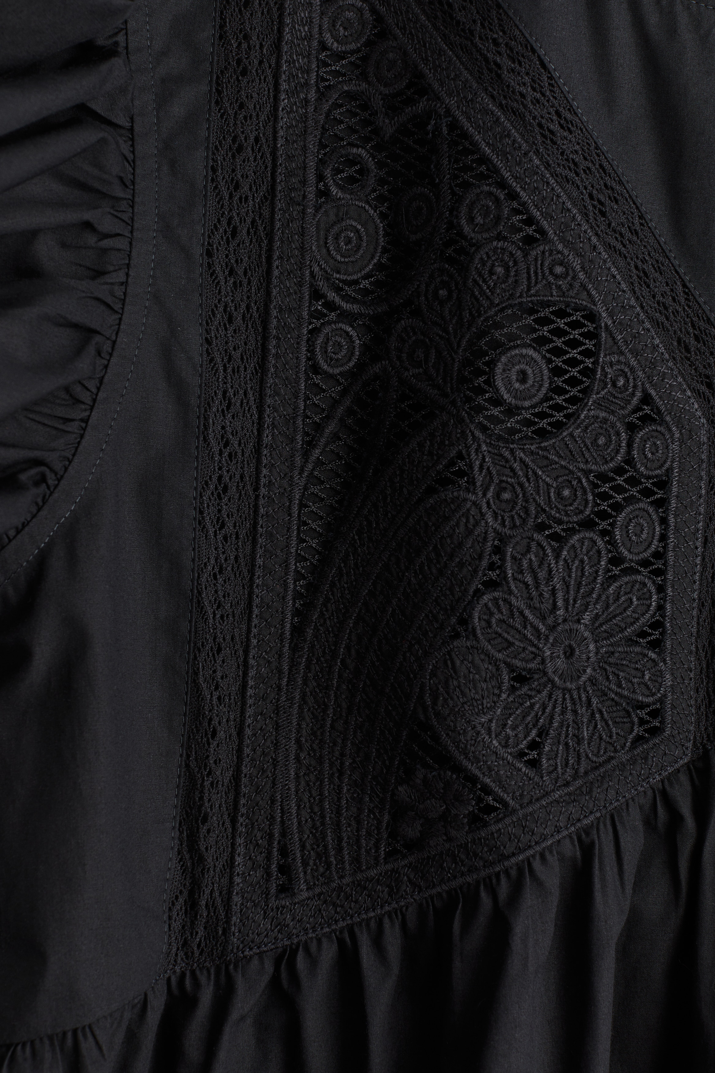 Embroidered cotton blouse