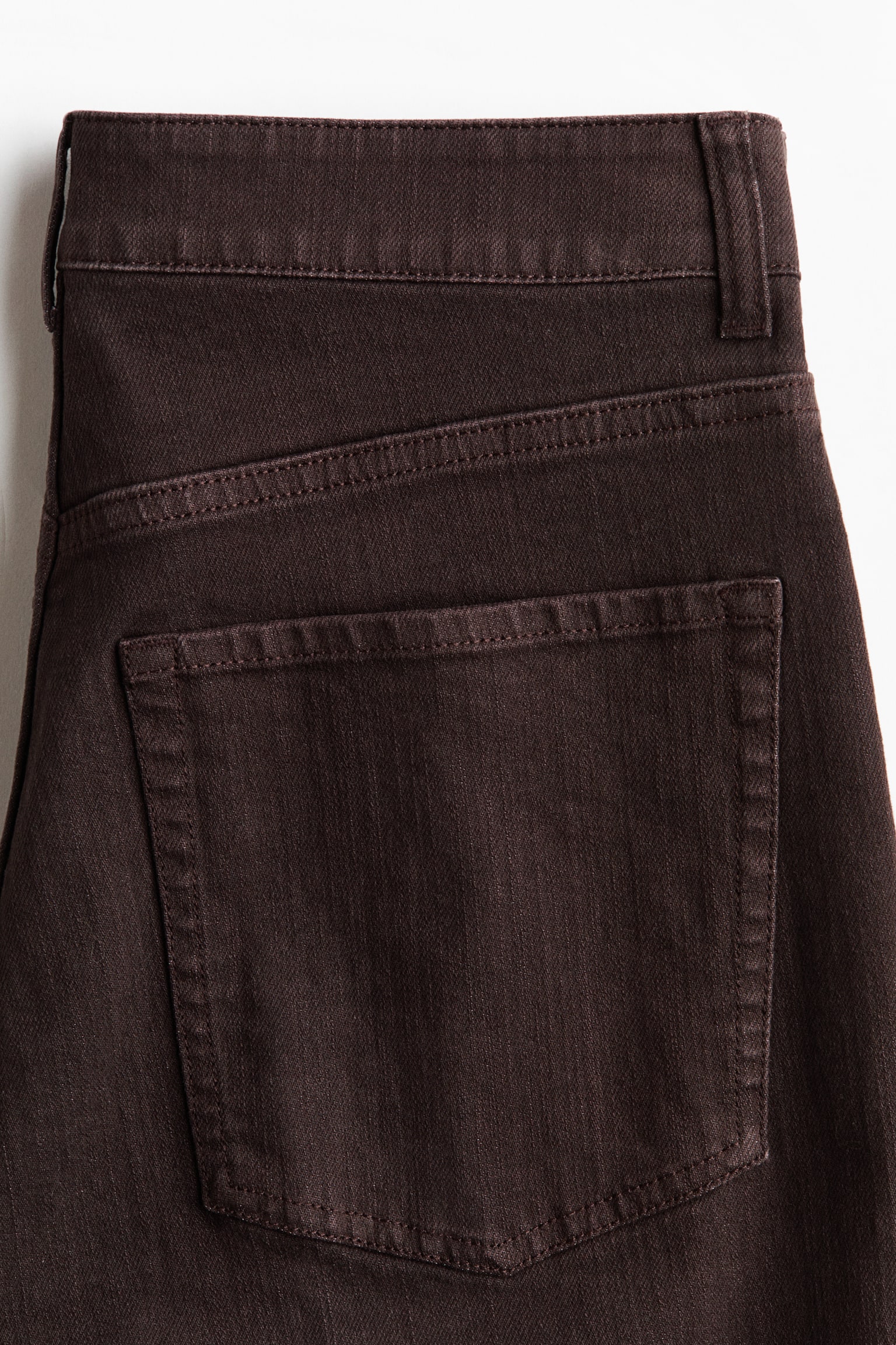 Женские джинсы H&M Bootcut High, цвет: Тёмный коричневый — фото 5
