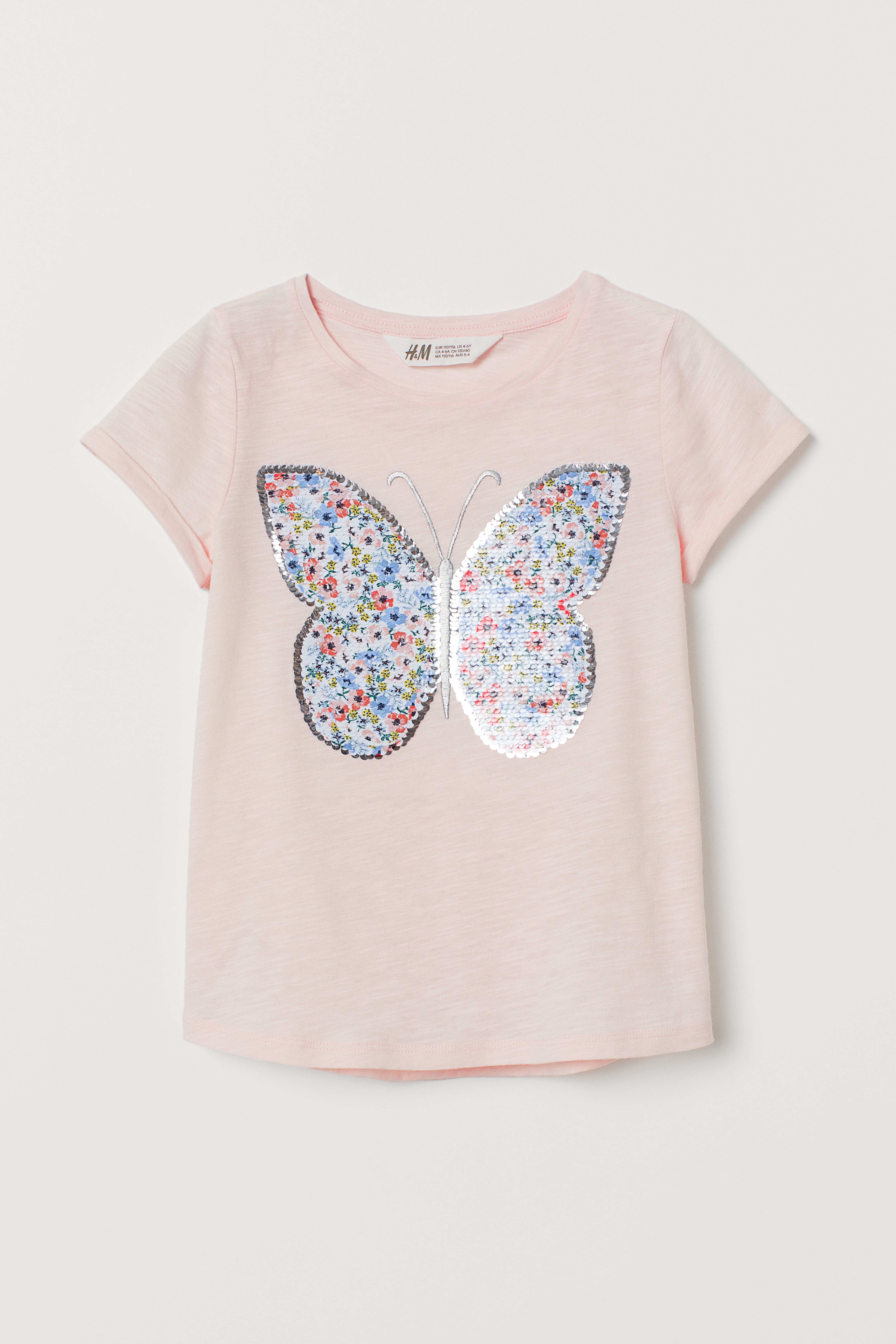 Tee shirt paillette fashion h&m