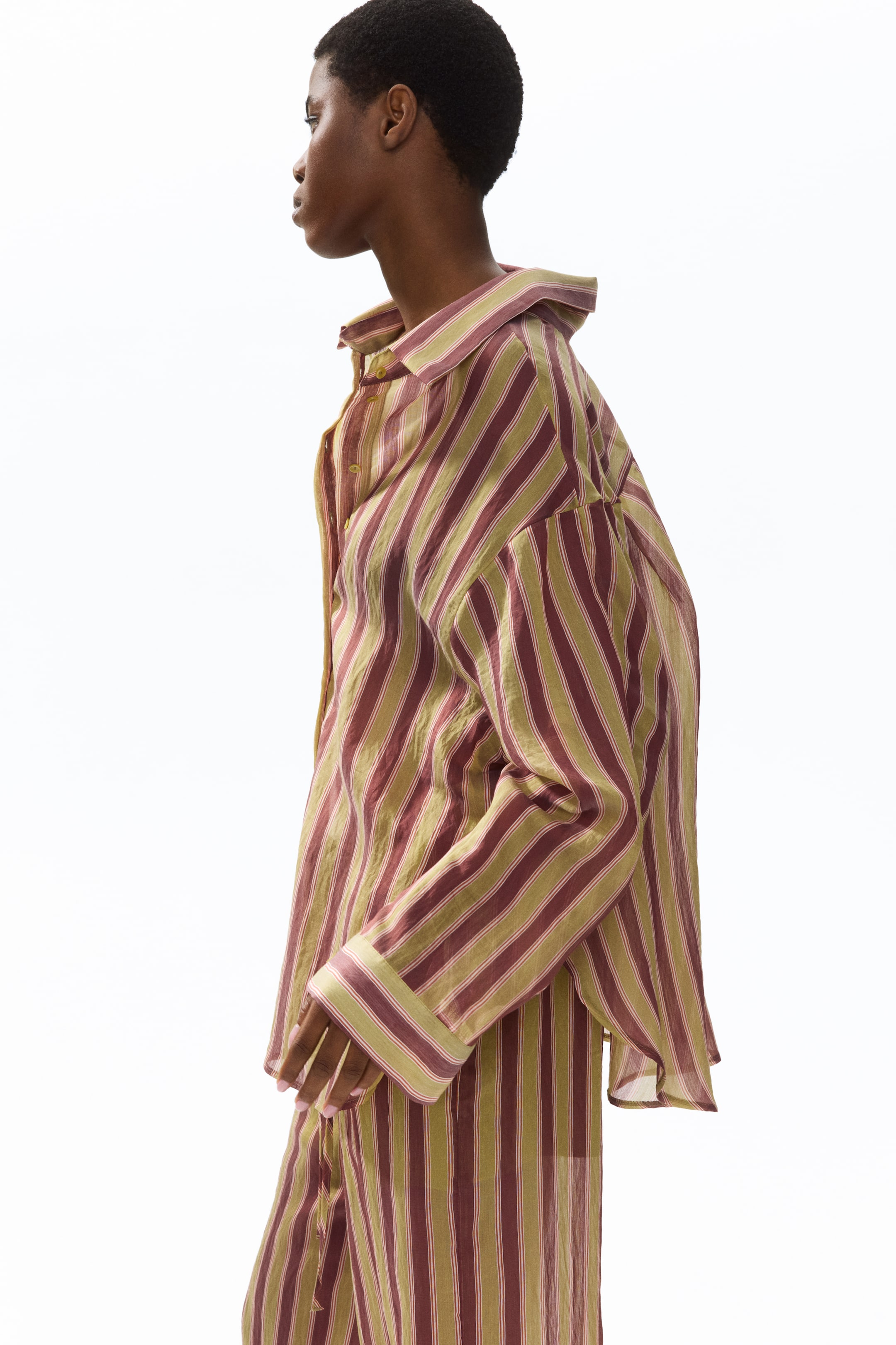 Oversized Lyocell-Blend Shirt