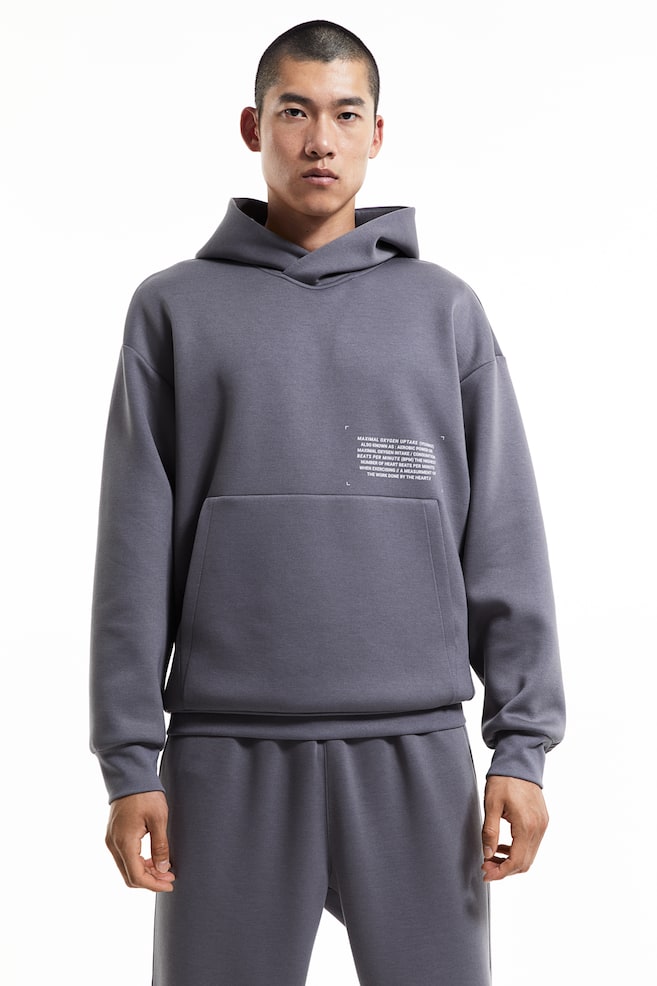 DryMove™ Sports hoodie - Dark grey/Black/White/Grey marl/Develop/dc - 1