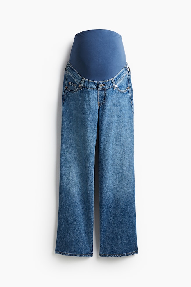 MAMA Wide jeans - Denimblauw/Licht denimblauw - 2
