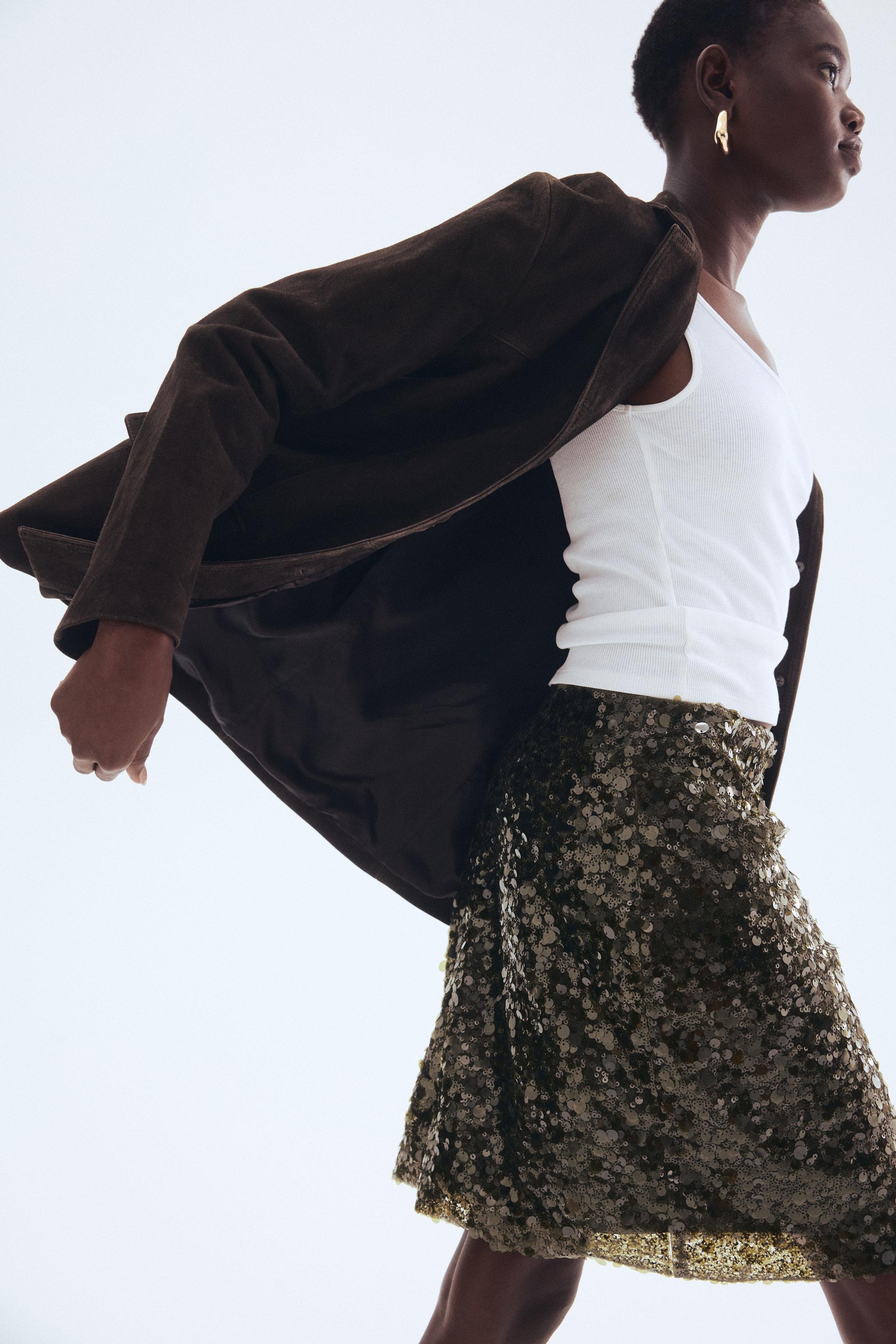 Sequined skirt