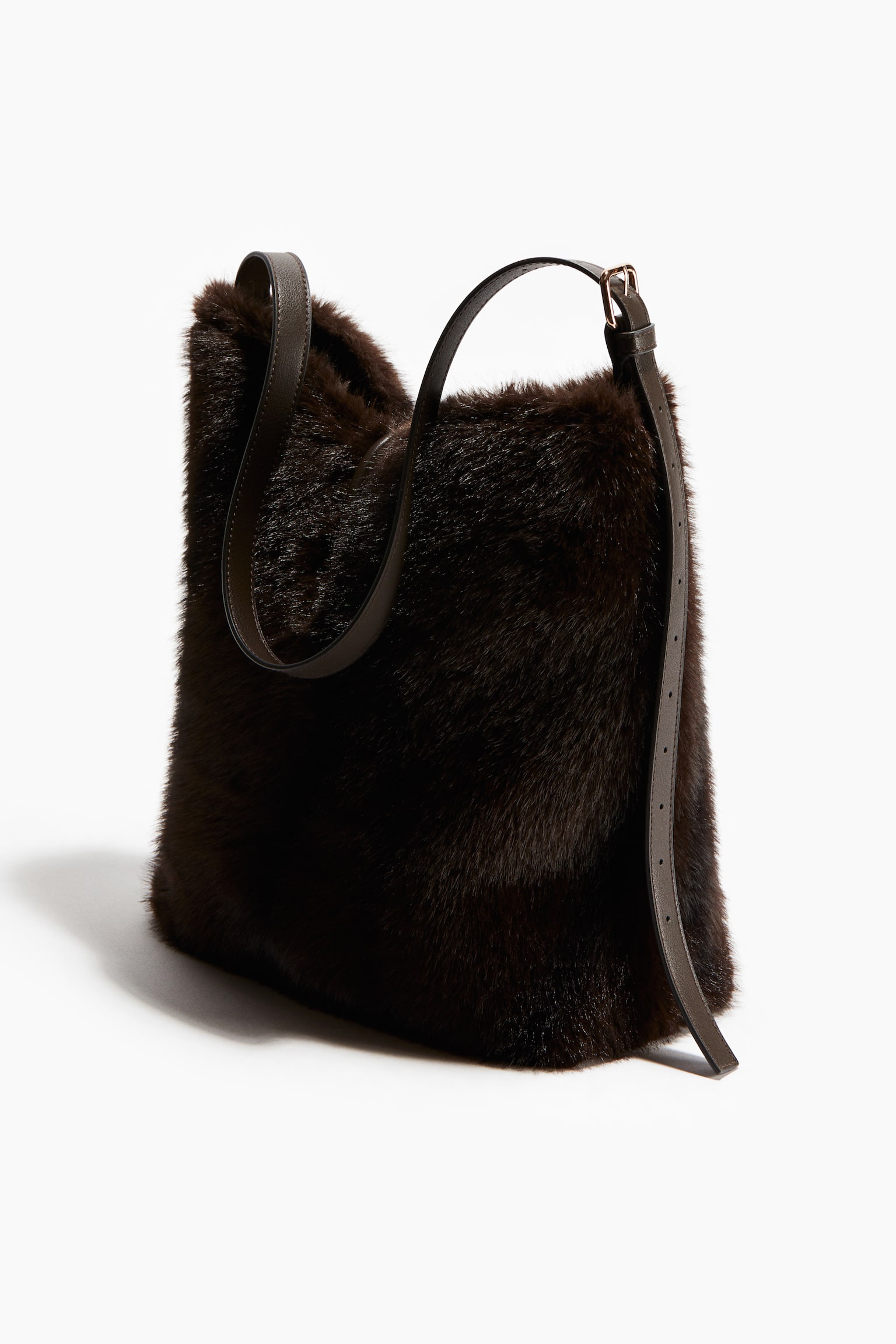 תיק באקט - חום כהה/בז' כהה - 2