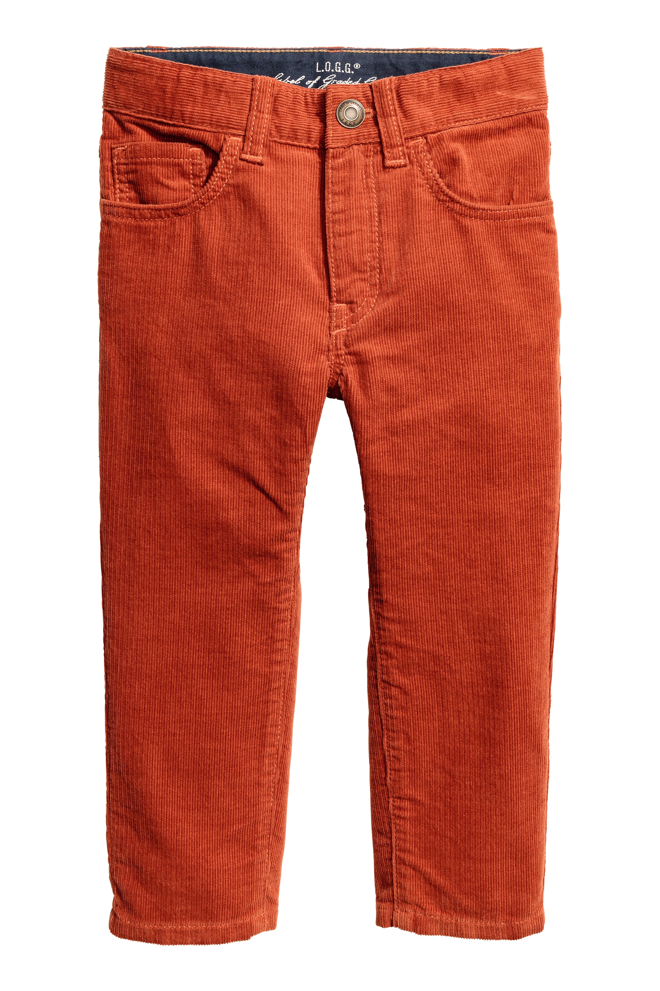 View larger image: Corduroy trousers - Dark orange - Kids | H&M GB 1