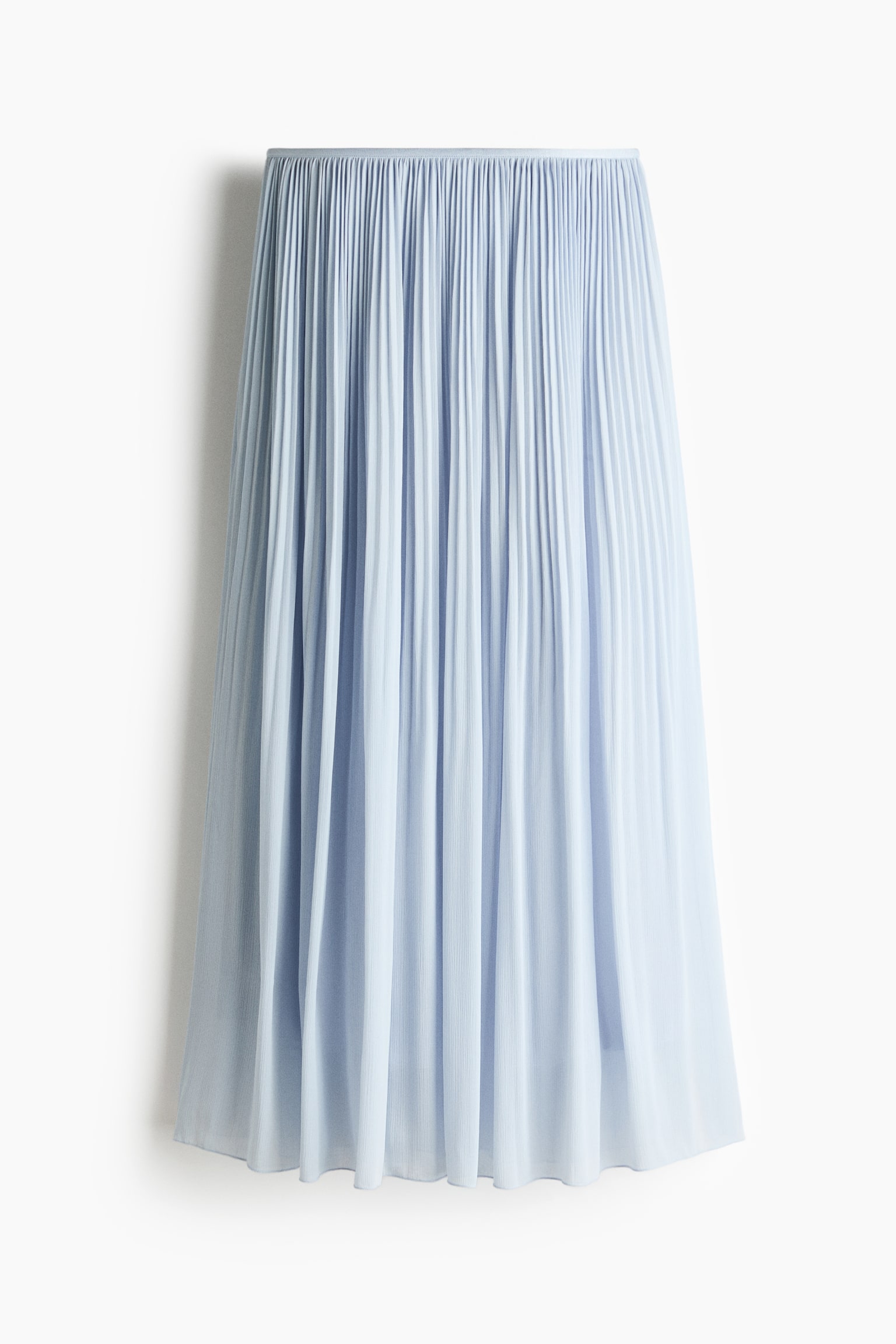 Женская юбка H&M Plissé Skirt, цвет: Светлый синий — фото 1