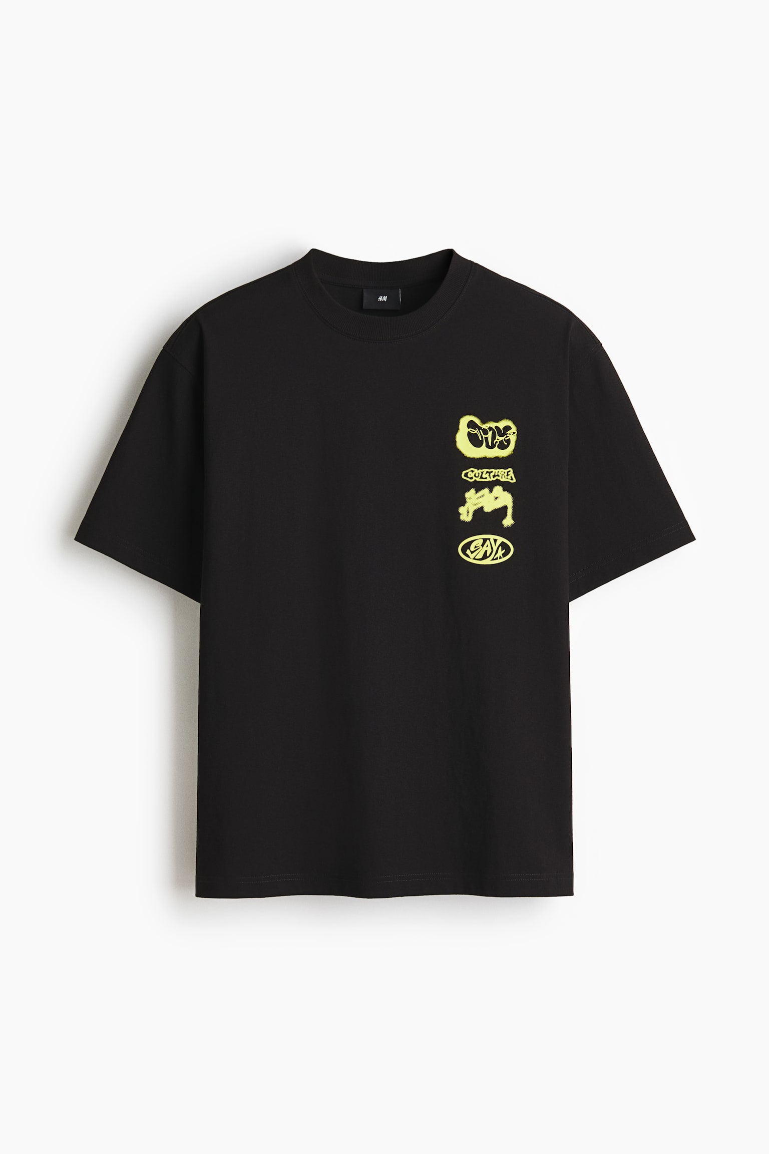 Loose Fit Printed T-shirt - Black/Culture/Blue/Tie-dye - 1
