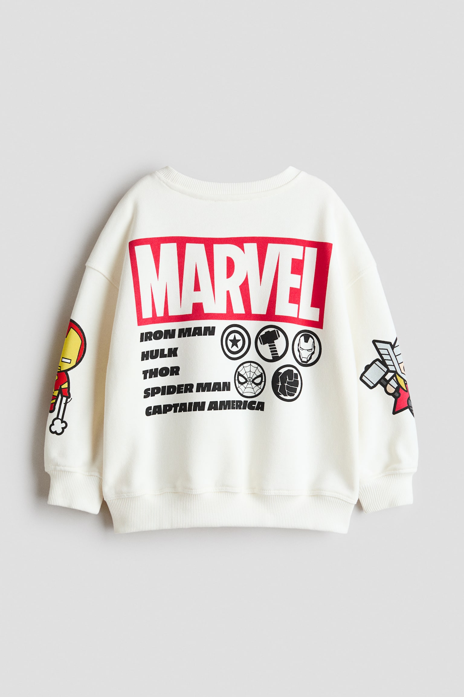 Printed sweatshirt - White/Marvel Comics/Cream/Mickey Mouse - 2