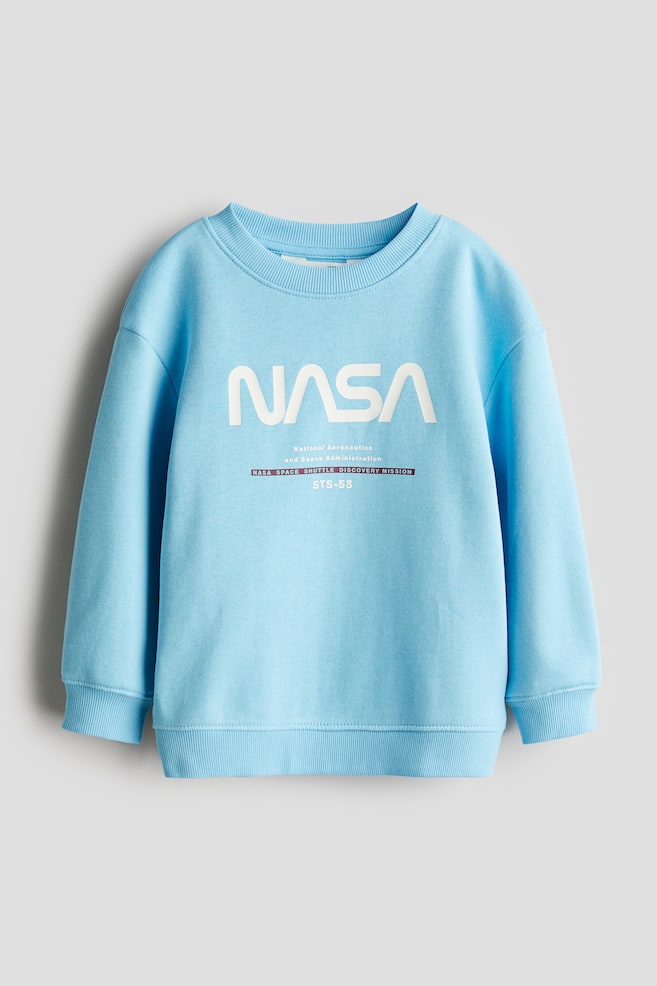 Sudadera - Azul claro/NASA/Azul claro/Together/Naranja/Fantasma/Topo/Autobuses/Amarillo/Load of fun/Beige claro/Lil Brother/Gris oscuro/Murciélagos/Azul/Coches/Azul/Stegosaurus - 1