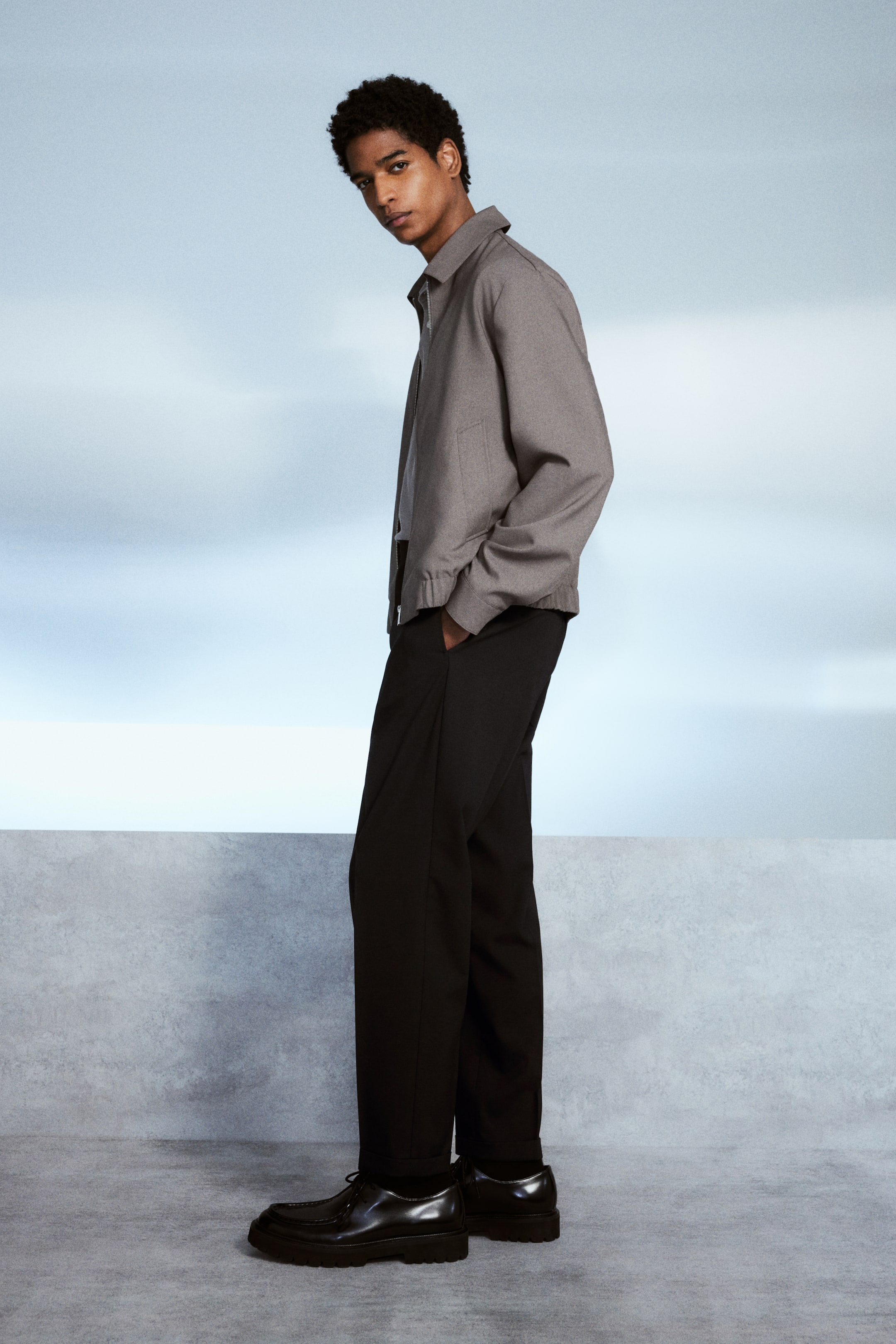 Relaxed Fit Tapered Pants