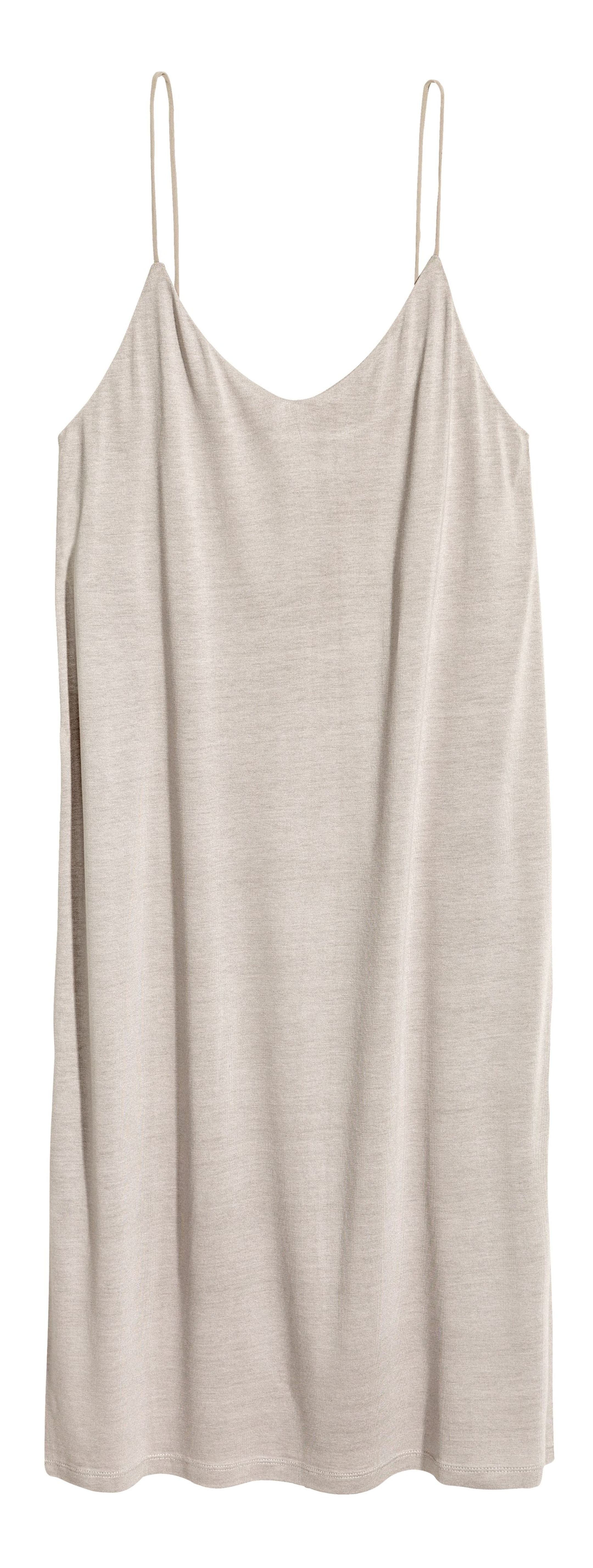 Näytä suurempi kuva: Polvipituinen trikoomekko - Vaaleanharmaa - NAISET | H&M FI 1