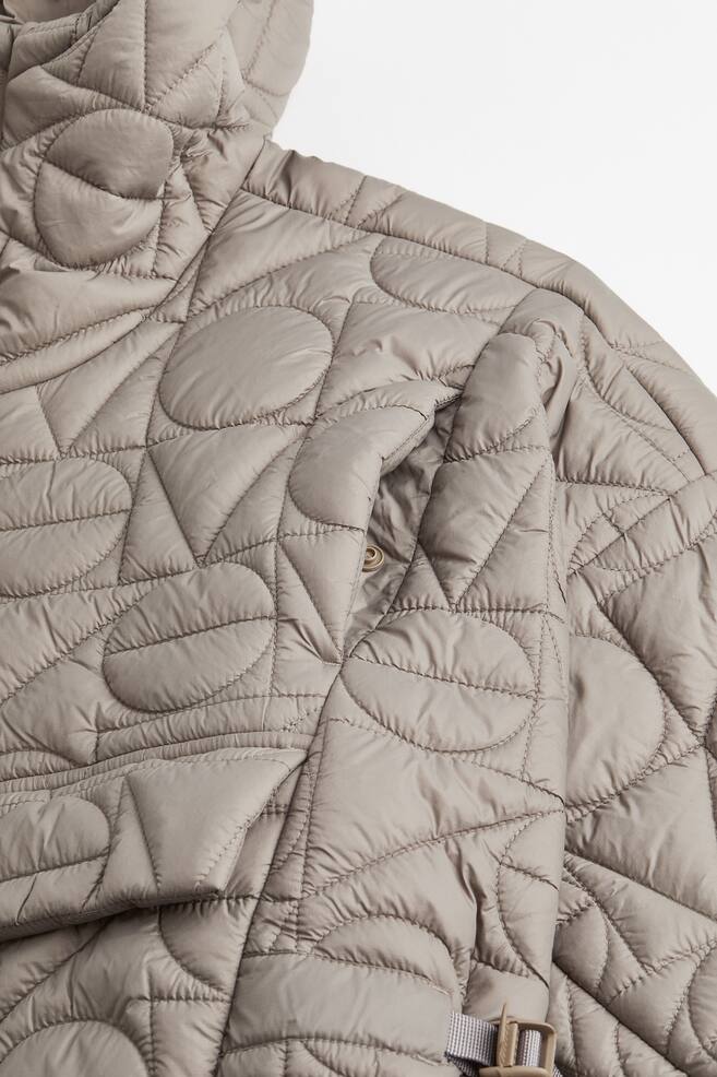 H&M+ THERMOLITE® quilted popover jacket - Beige - 9