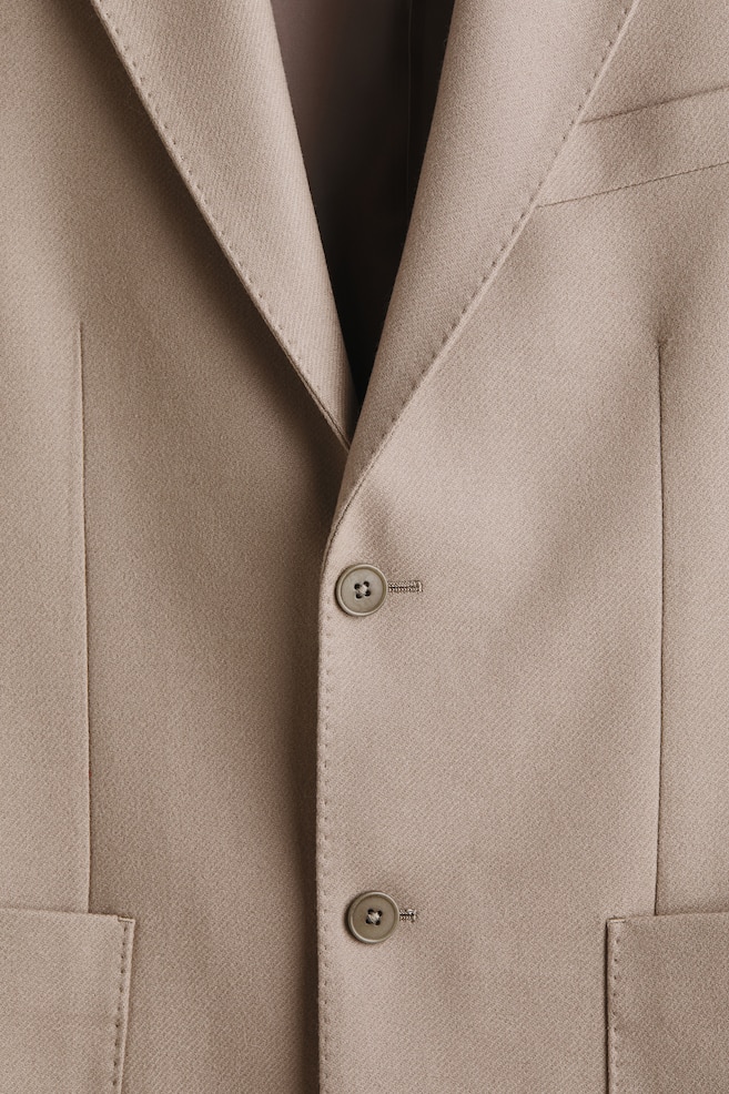 Veste Regular Fit en cachemire mélangé-Beige - 5