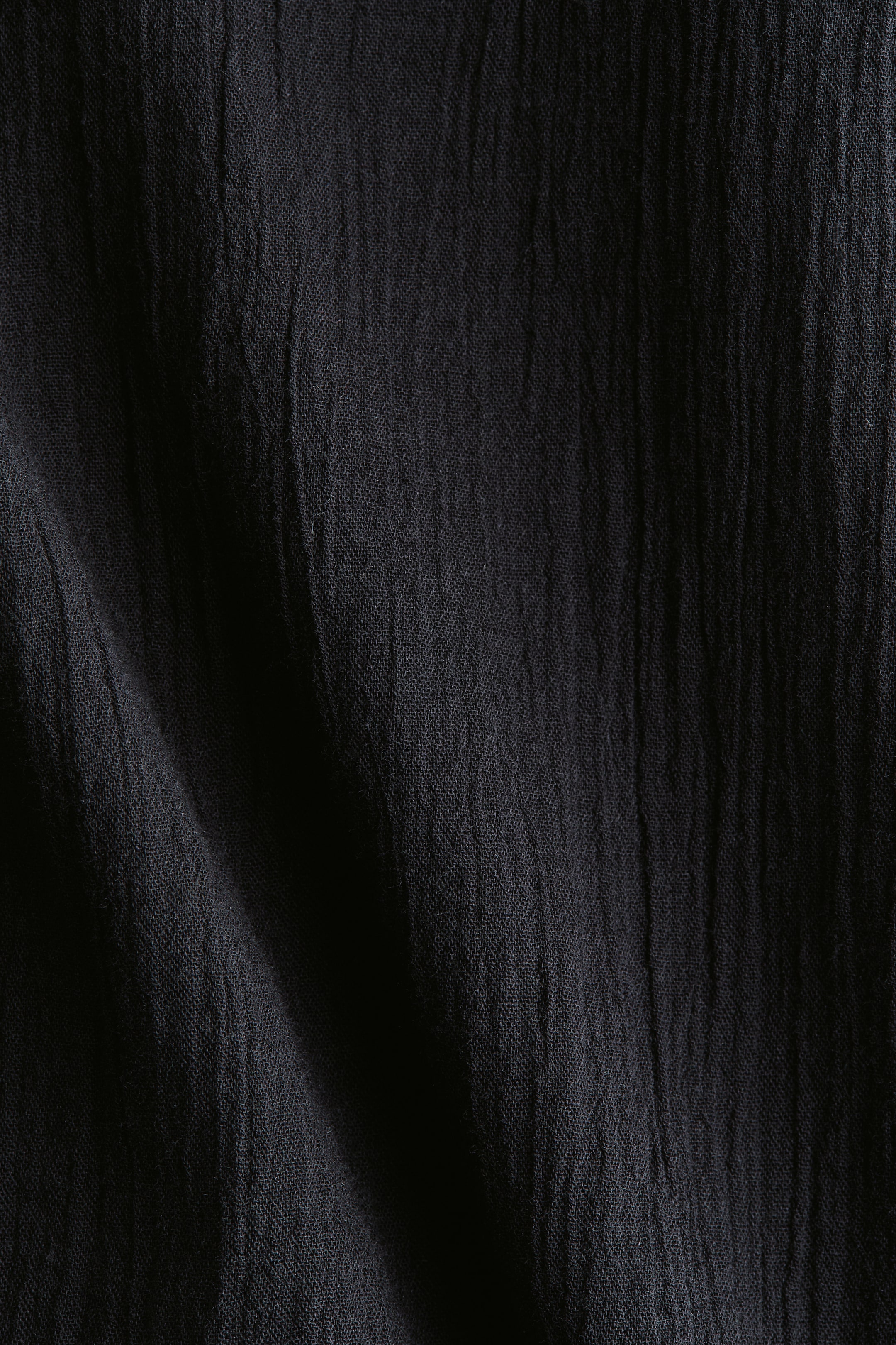 Crinkled Cotton Pants