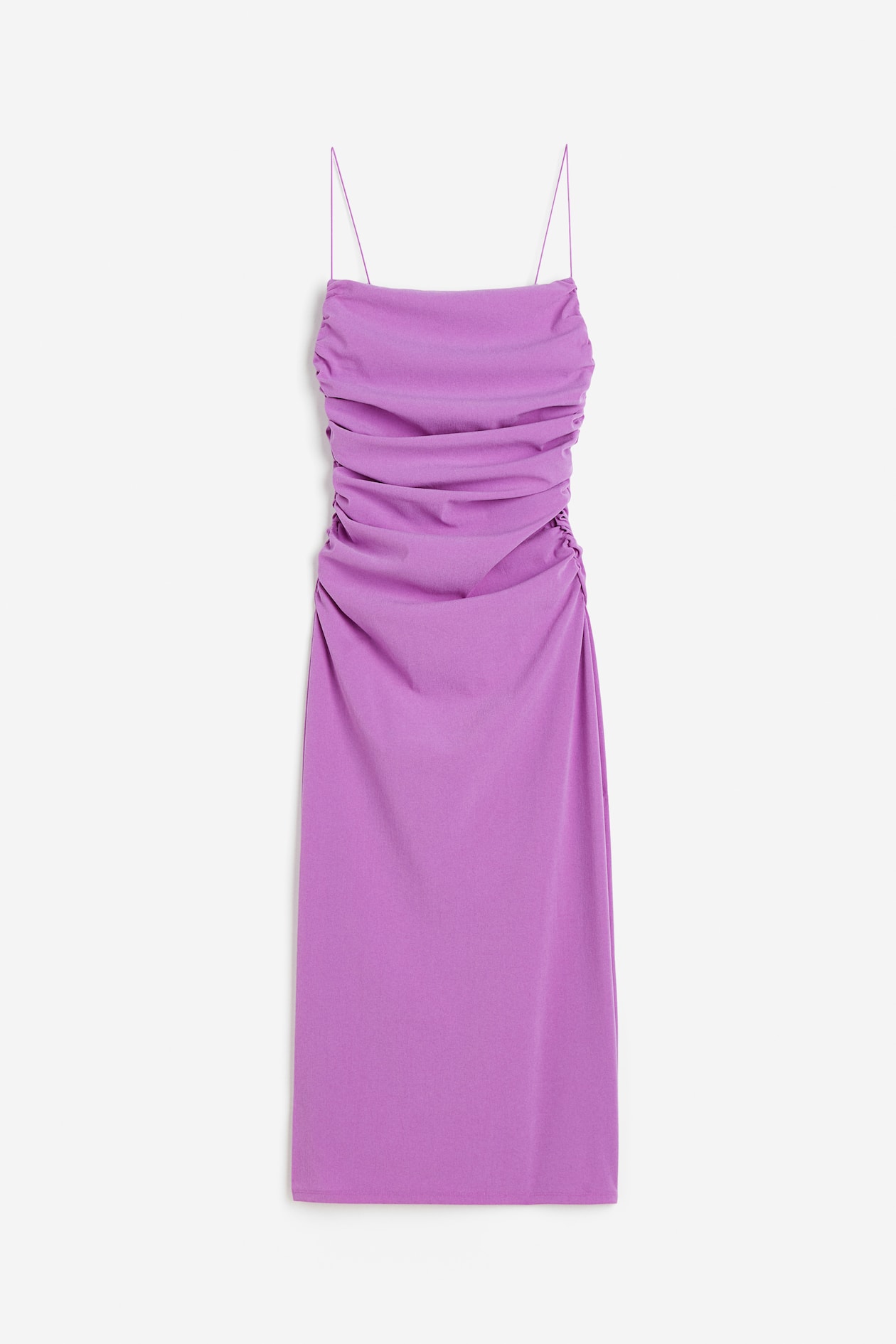 Robe moulante drapée Violet FEMME H&M BE