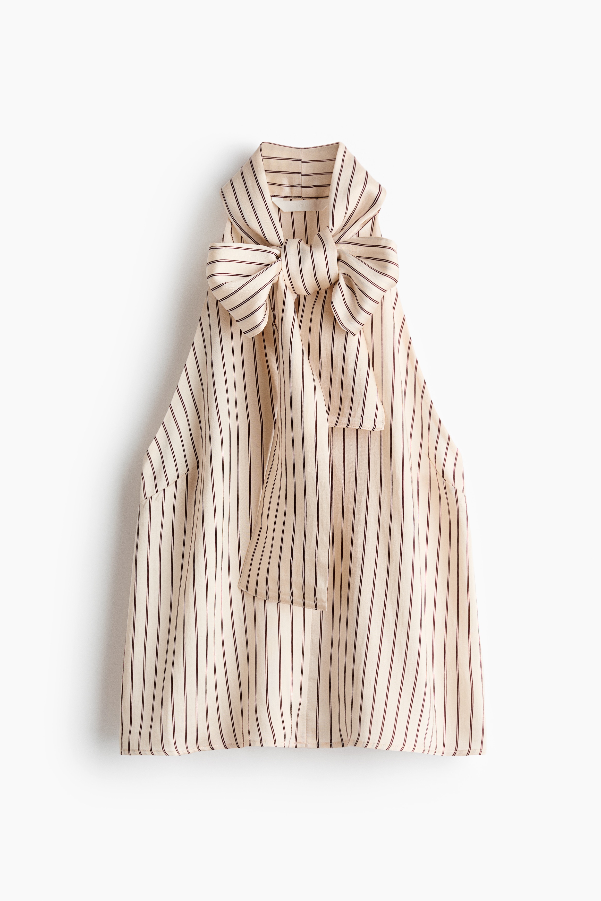 Top with Bow Collar