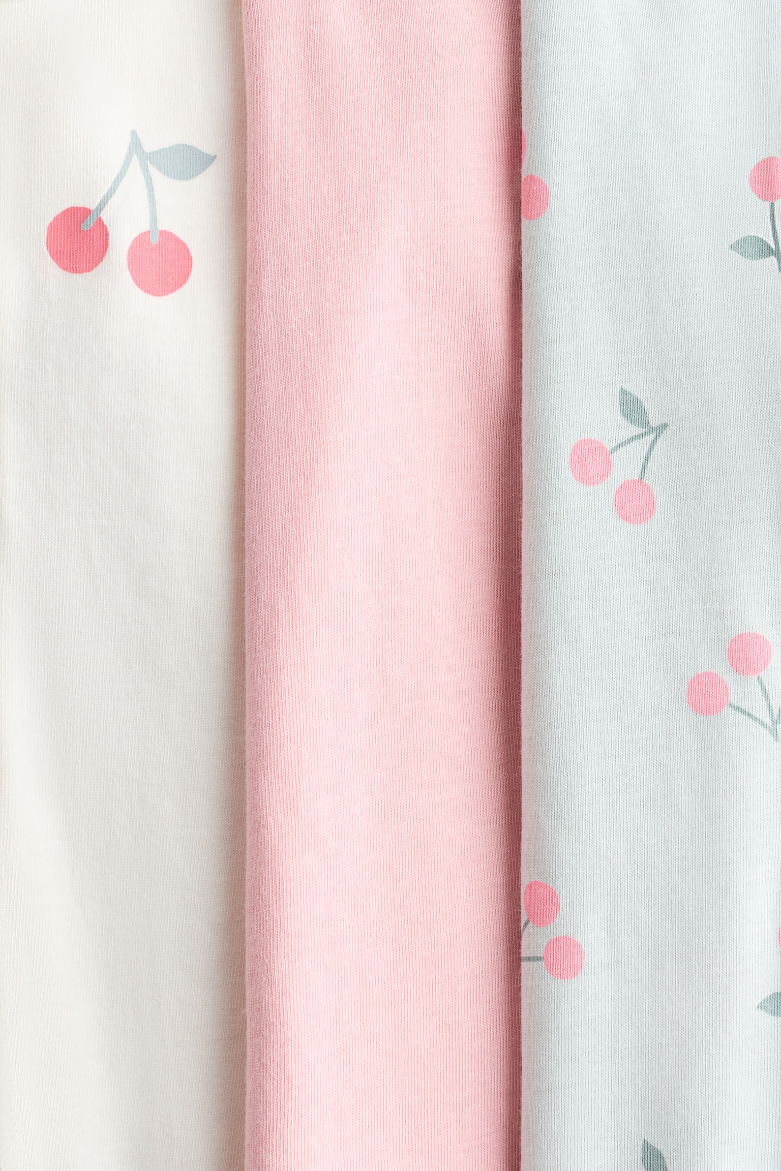 3-pack zip-up sleepsuits - Pink/Cherries/Beige/Puppies/Light beige/Animals/Purple/Sweet Dreams/Dark grey/Koalas - 2