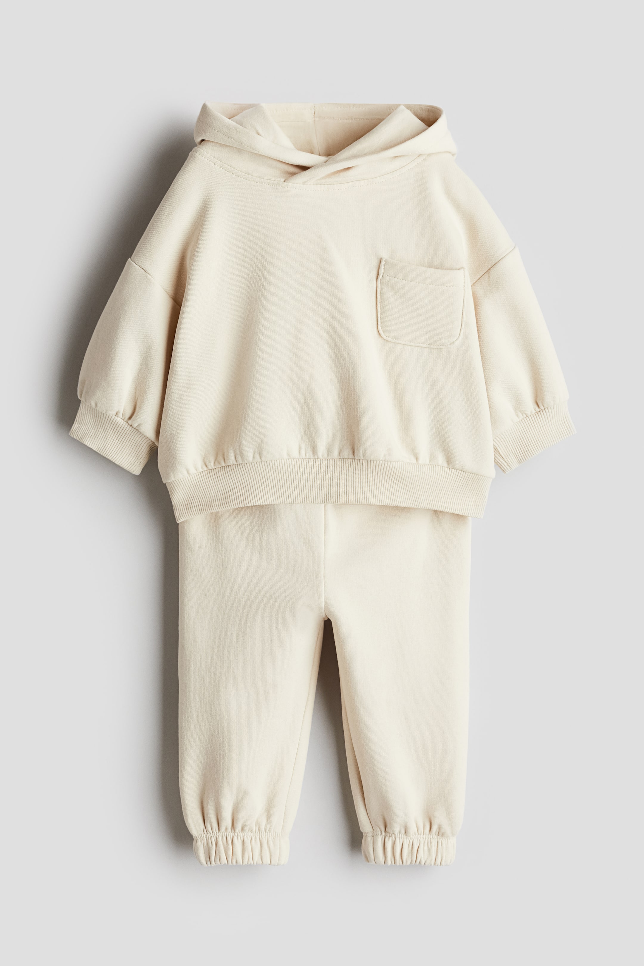 2-piece cotton sweatshirt set