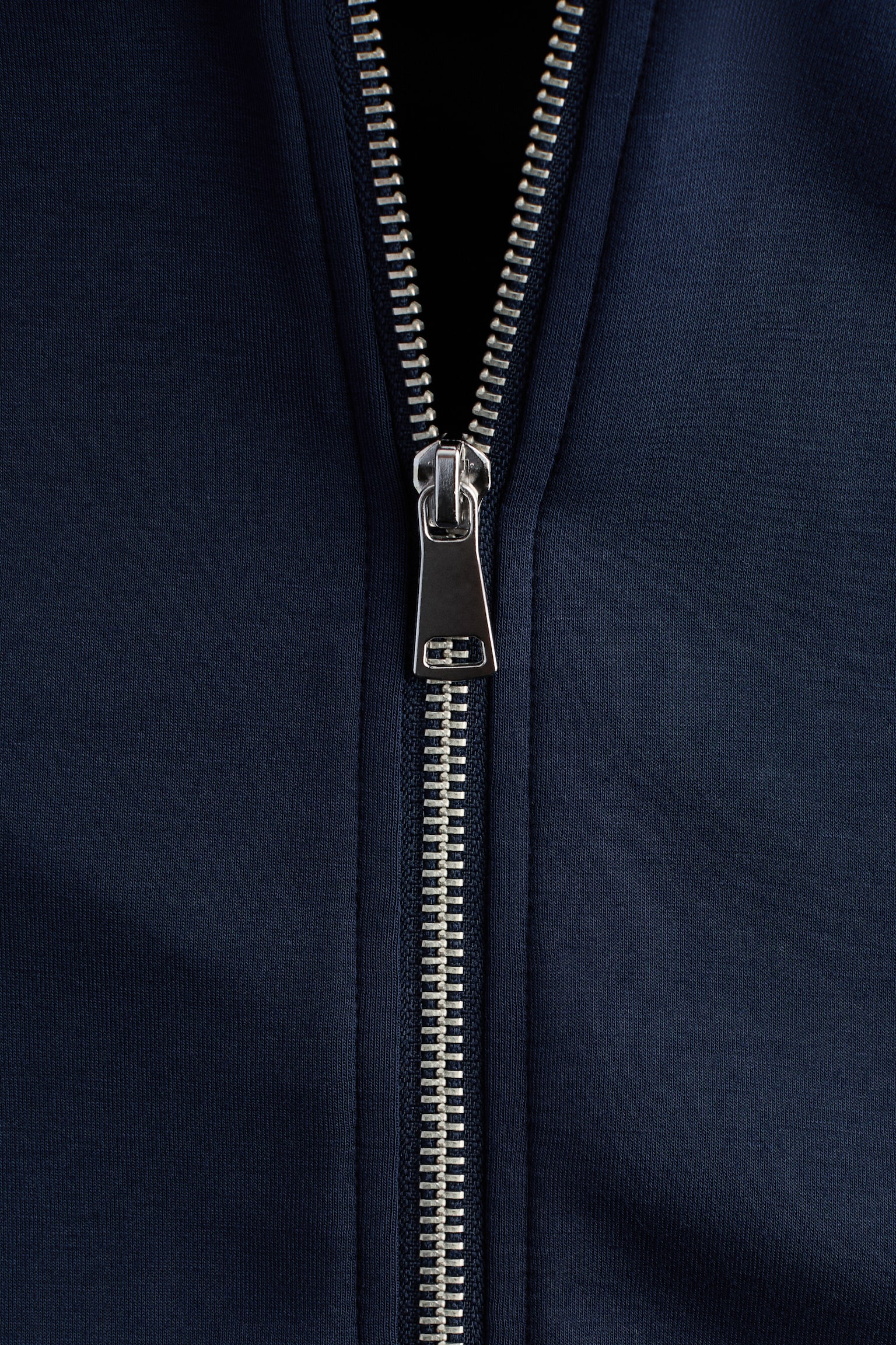 Женская куртка H&M Jersey Sweatshirt, цвет: Тёмный синий — фото 6