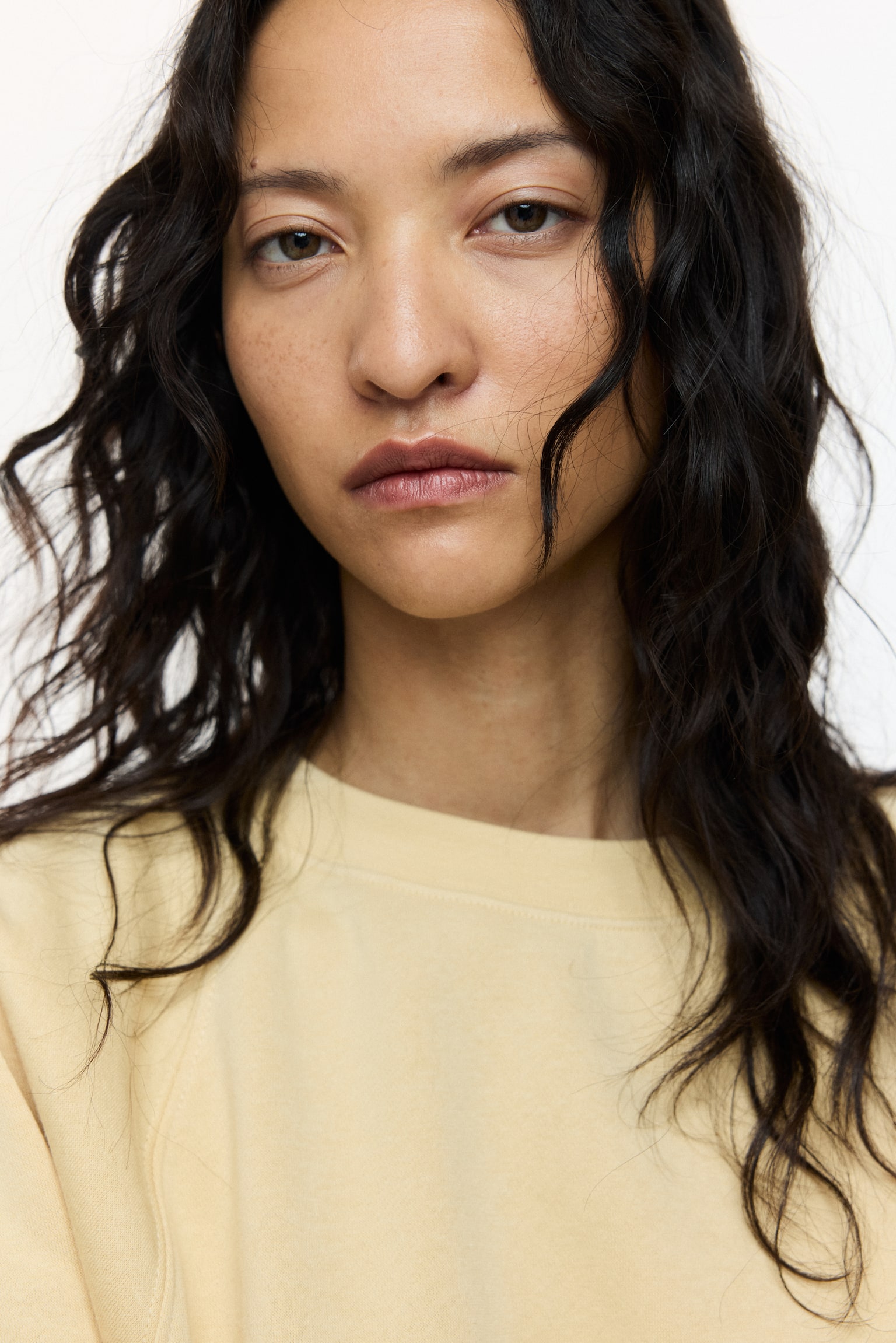 Waisted sweatshirt - Beige/Cream/Dark mole - 5