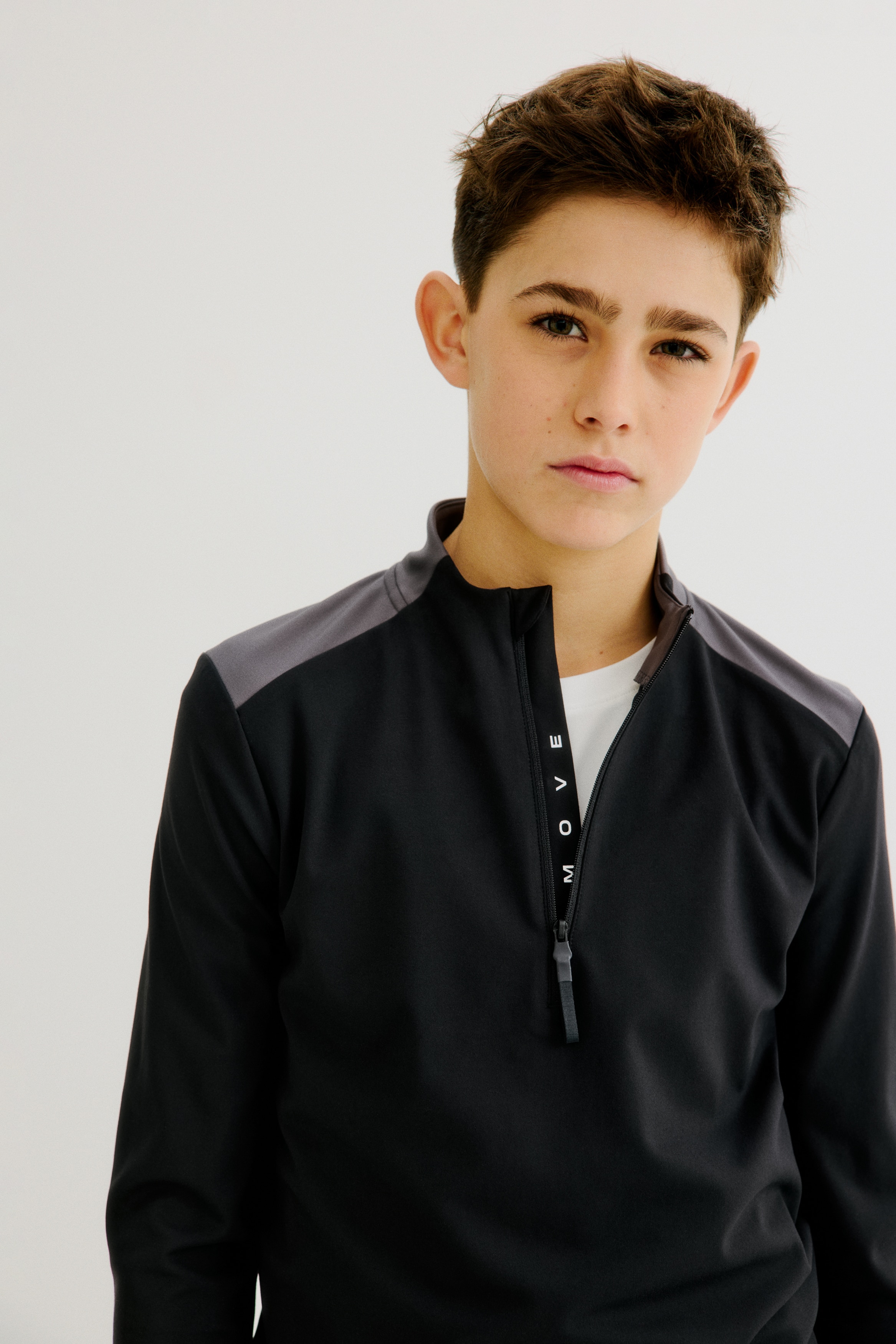 Black Mid-Layer Soccer Shirt with DryMove™ for kids | H&M CA