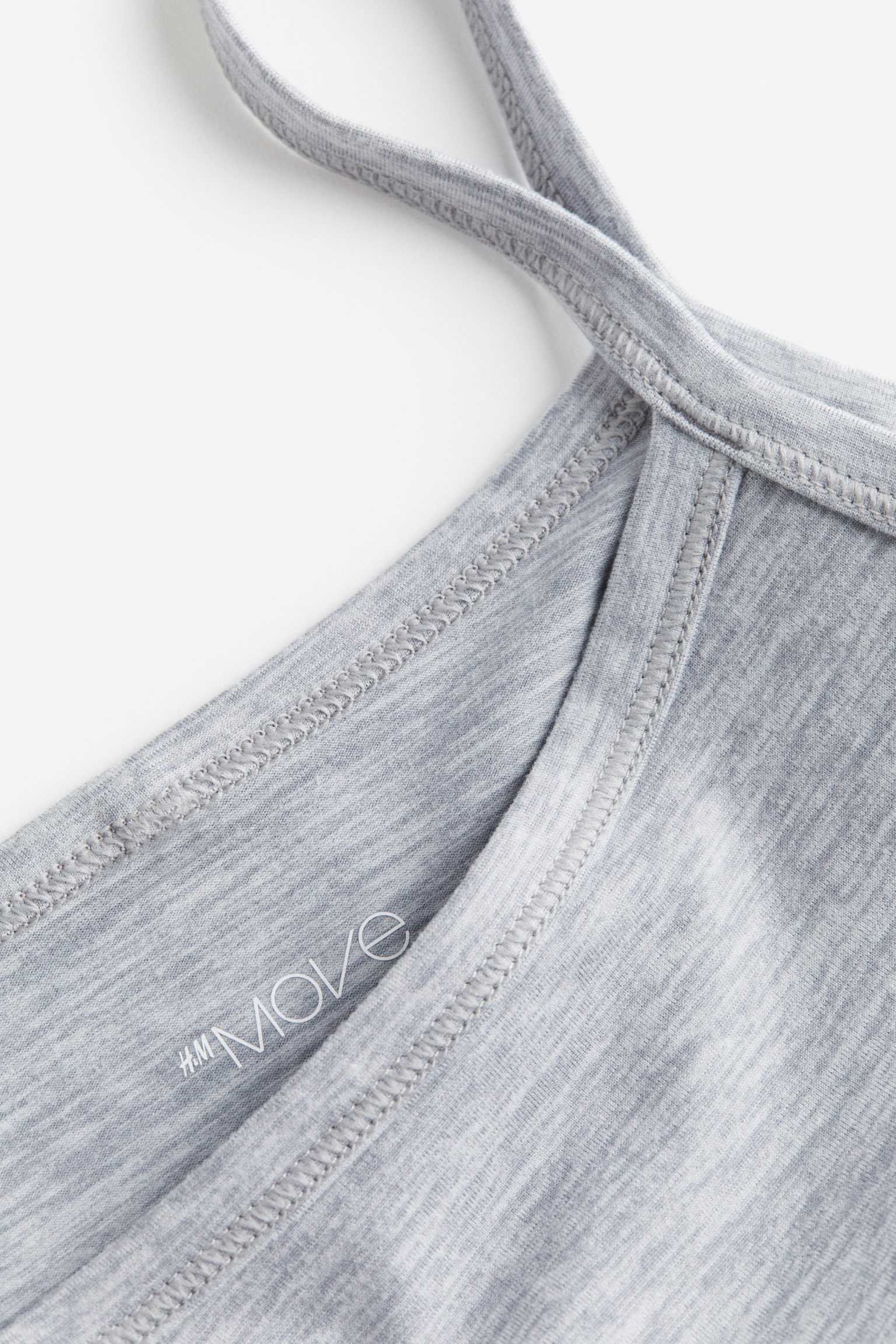 Activewear Singlet In DryMove™ - Light grey marle - 2