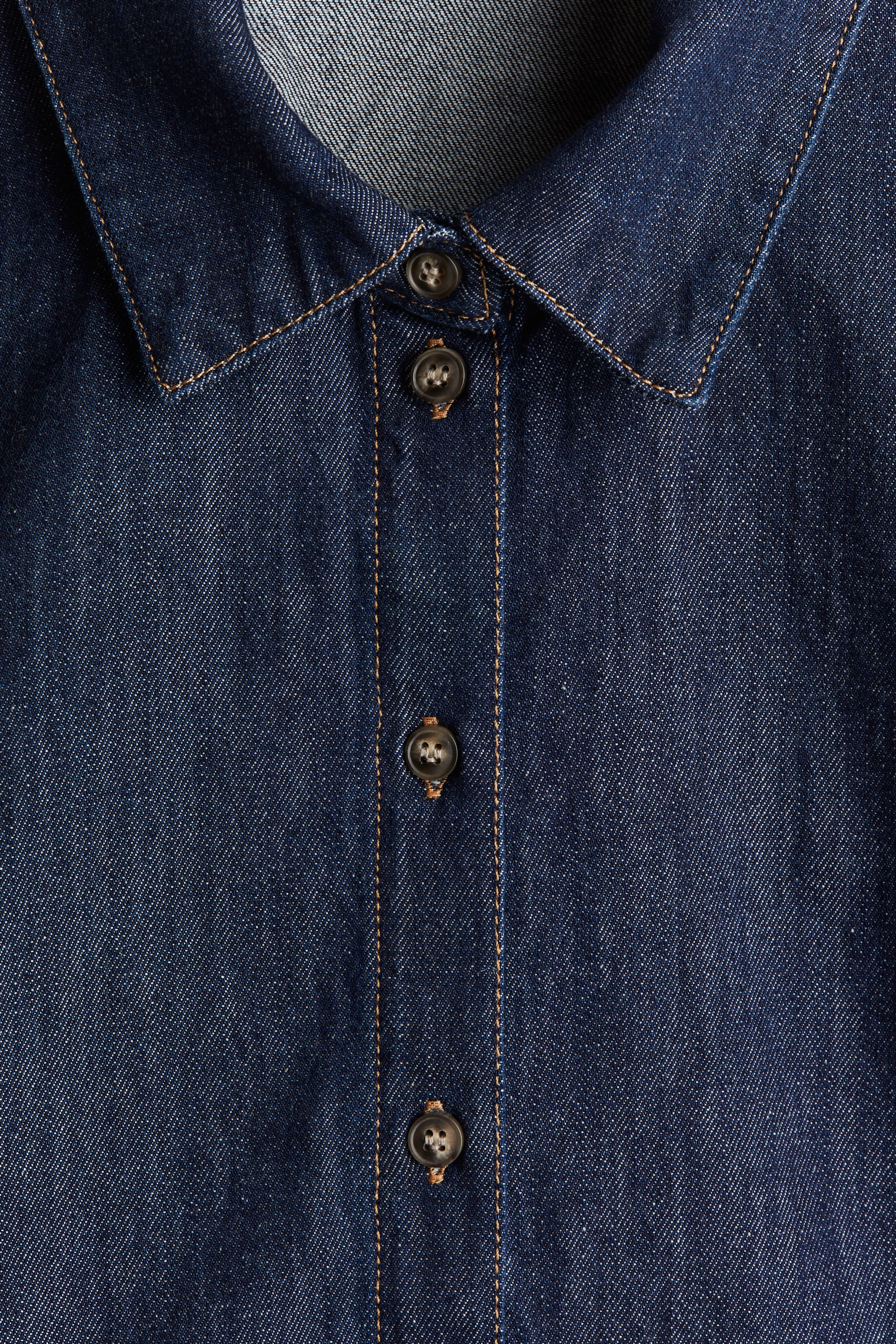 Short Denim Shirt