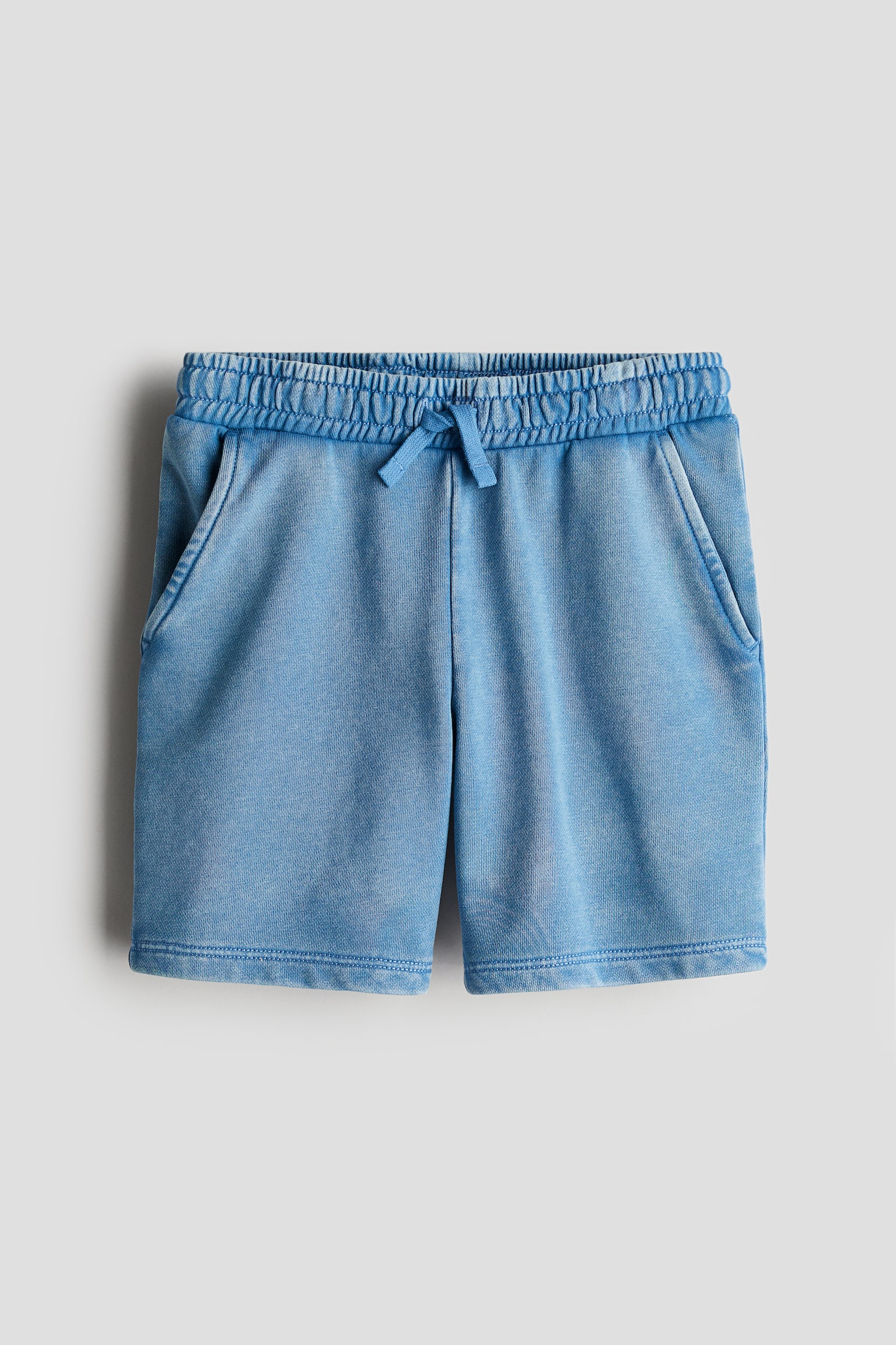 Sweatshirt shorts - Washed blue/Denim black/Dark green - 1