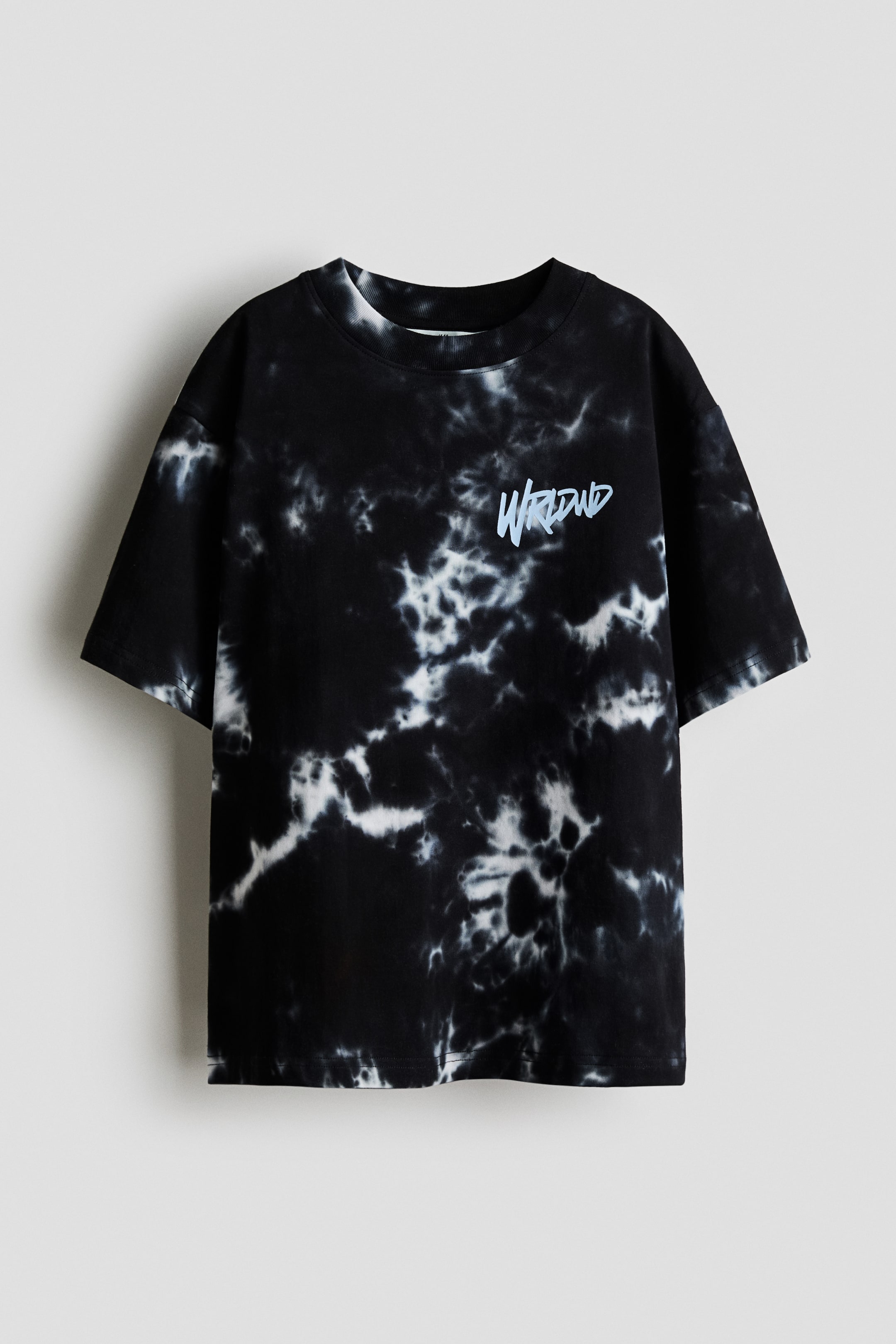 View larger image: Printed T-shirt - Black/Tie-dye - Kids | H&M IN 1