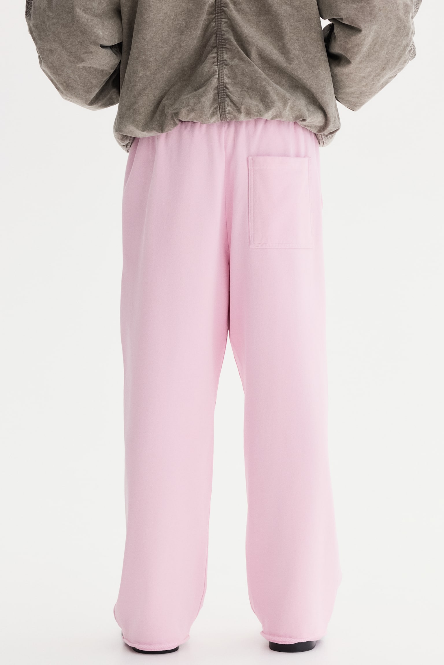 Relaxed Fit Cotton joggers - Pink/Just Love/Black/No Love Just Fire - 3