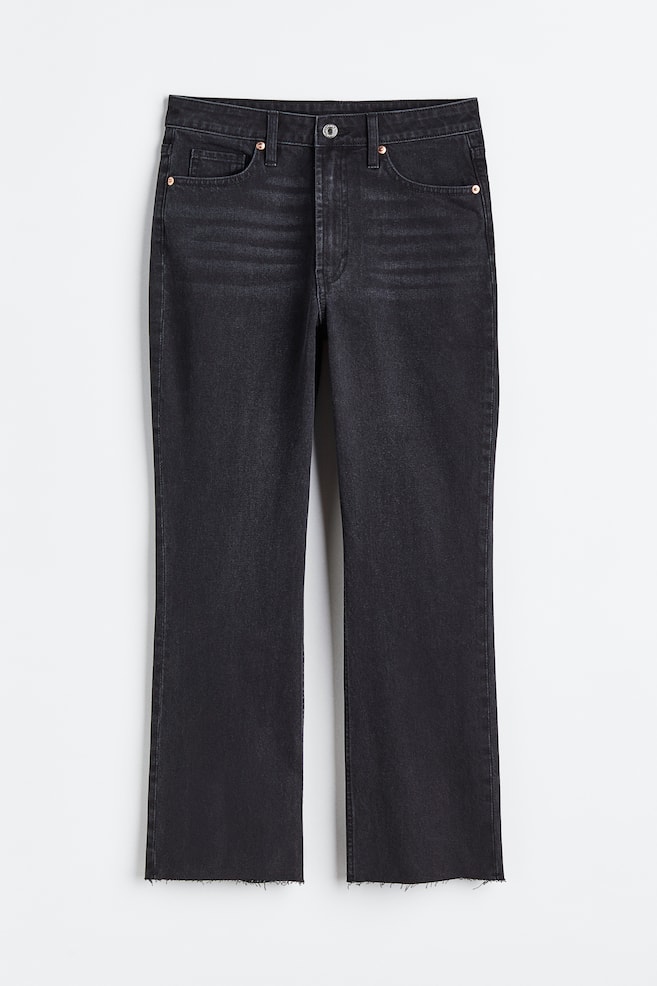 Flared High Cropped Jeans - Black/Denim blue/Pale denim blue/Denim blue/dc/dc - 1