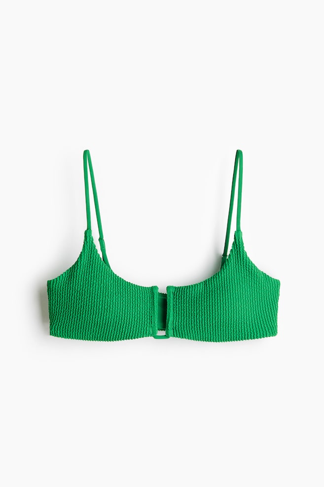 Padded Bikini Top - Bright green/Black - 1