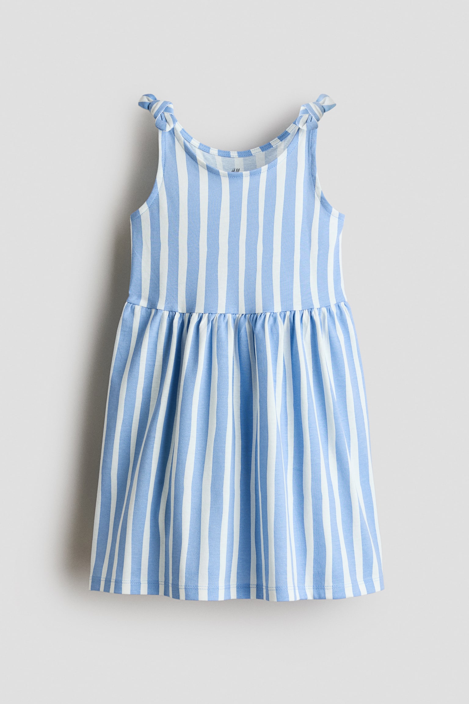 Printed cotton dress - Light blue/Striped/White/Pink striped/Pink/Watermelons/White/Ice cream/White/Floral/White/Seashells/Pink/Floral/Light pink/Cherries/Dark blue/Patterned/Light beige/Zebra print