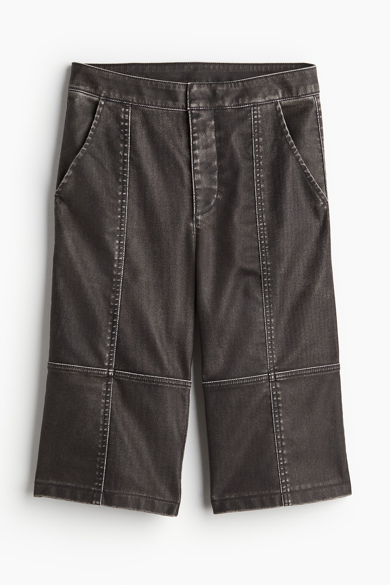 Distressed-look Capri Pants