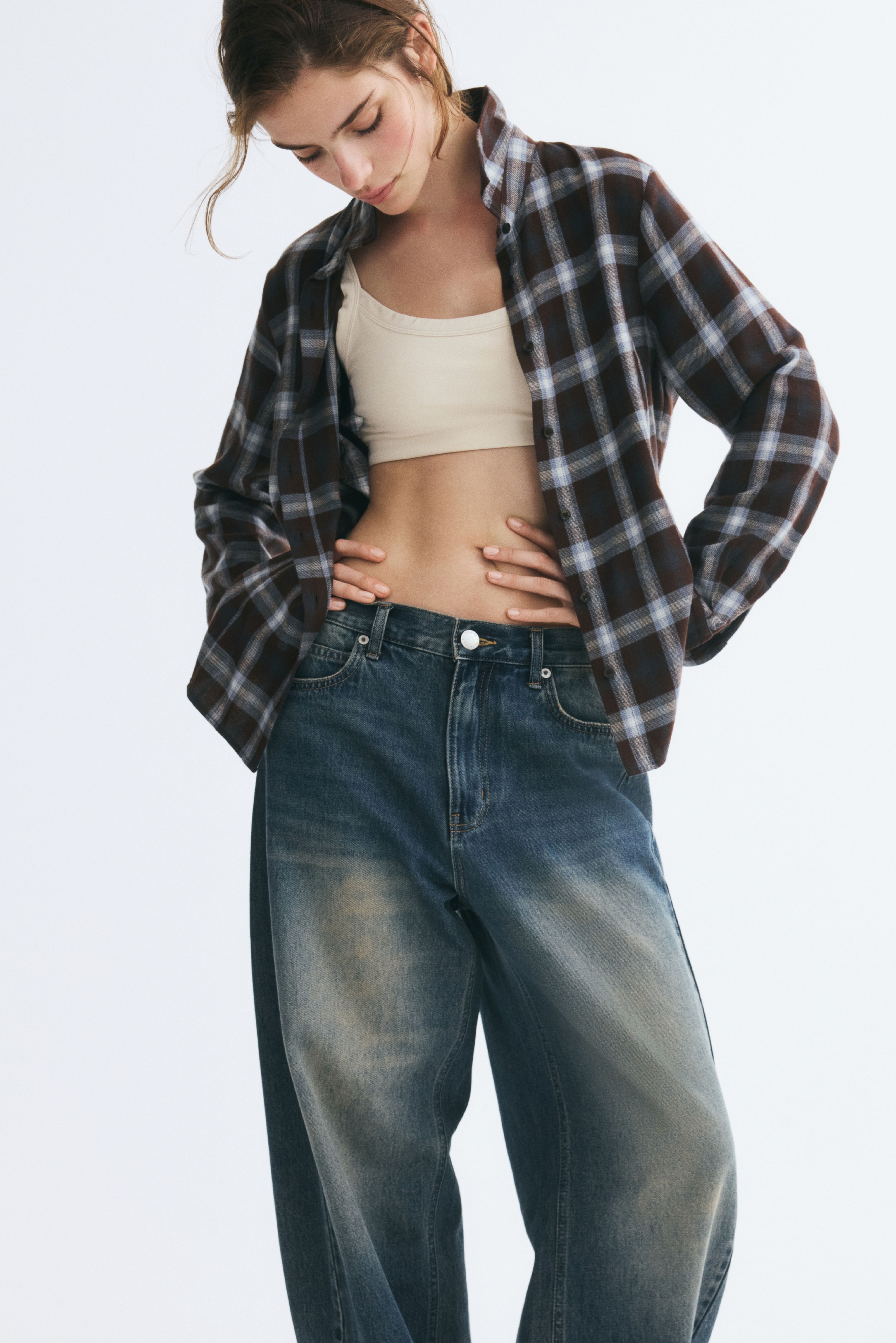 Fitted Flannel Shirt