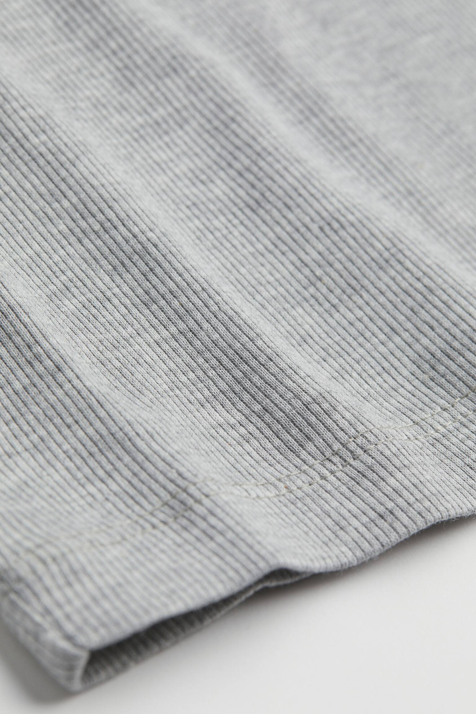 Áo lửng gân nổi - Màu xám nhạt đốm - 2