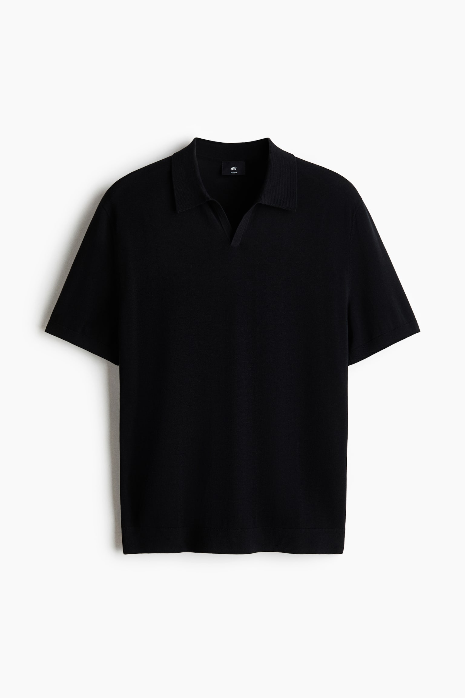 Polo majica od mešavine svile Regular Fit - Crna/Svetlobež/Plava/Tamnosmeđa - 1