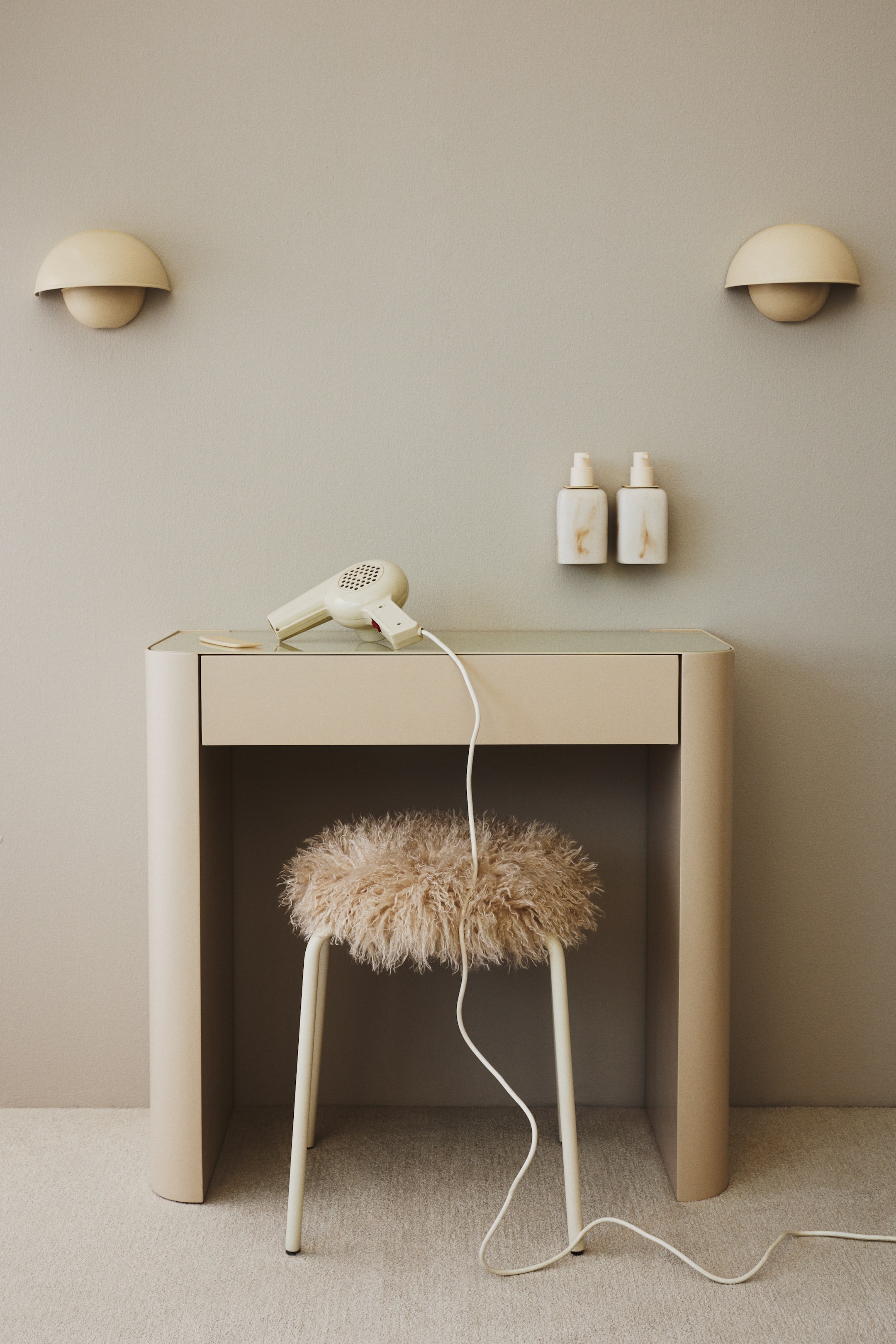 View larger image: Glass-top dressing table - Light beige - Home All | H&M GB 1