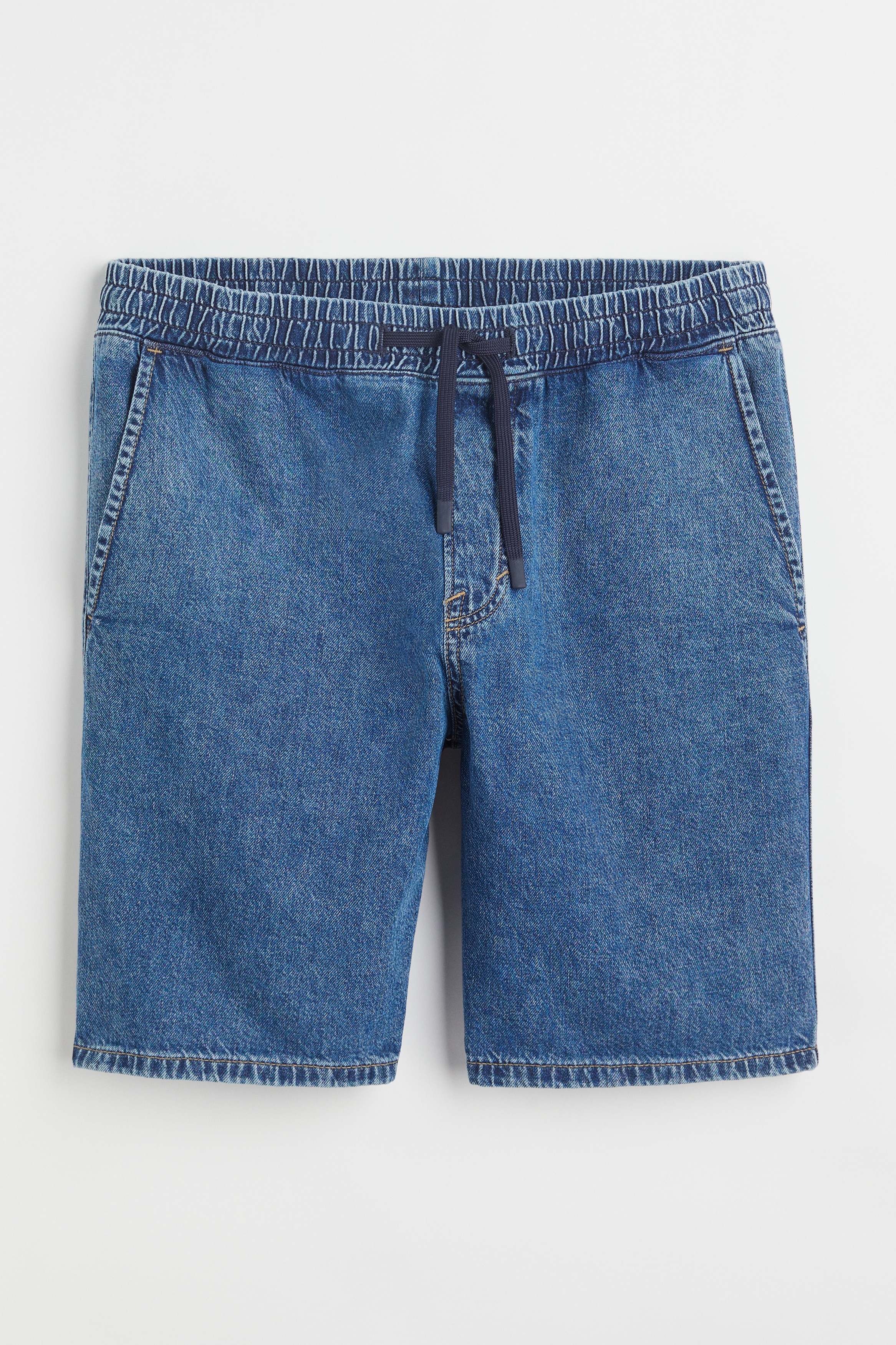 Regular Denim jogger shorts