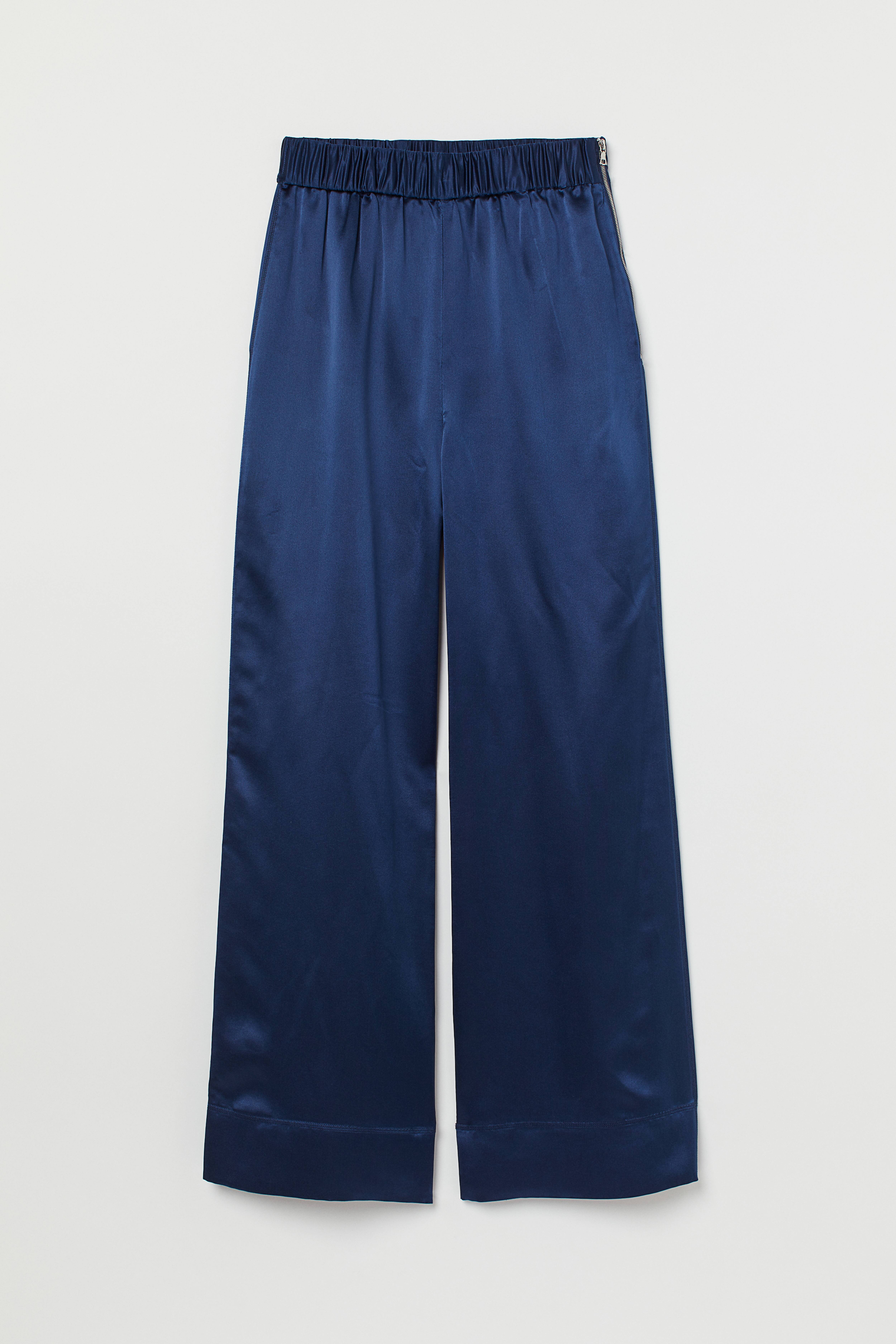 H&m silk trousers best sale