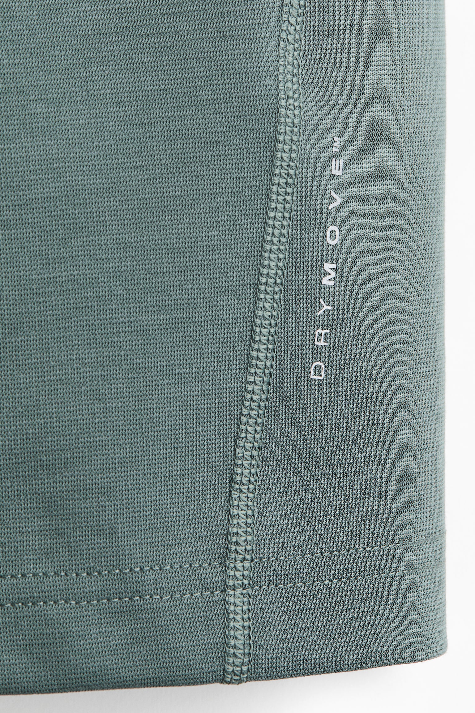 קפוצ'ון ספורט ללא שרוולים DryMove™‎ Regular Fit - ירוק מאובק/שחור - 6