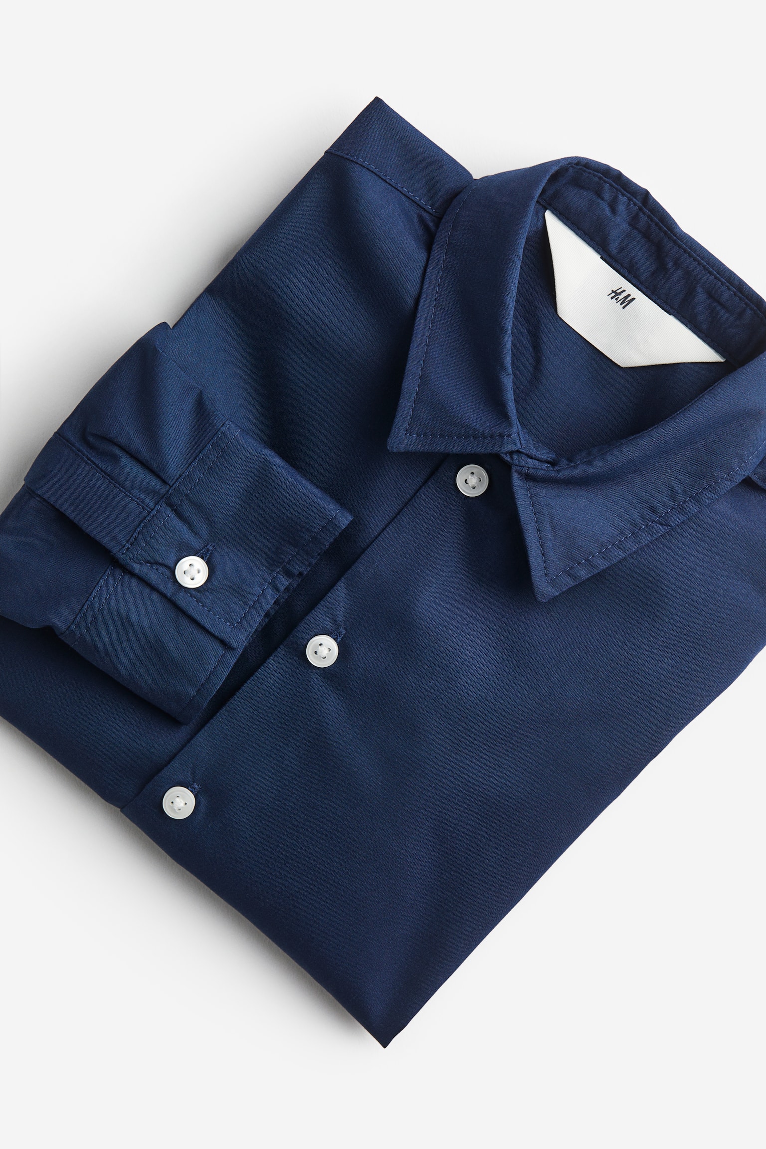 Easy Iron shirt - Navy blue/White/Black - 2