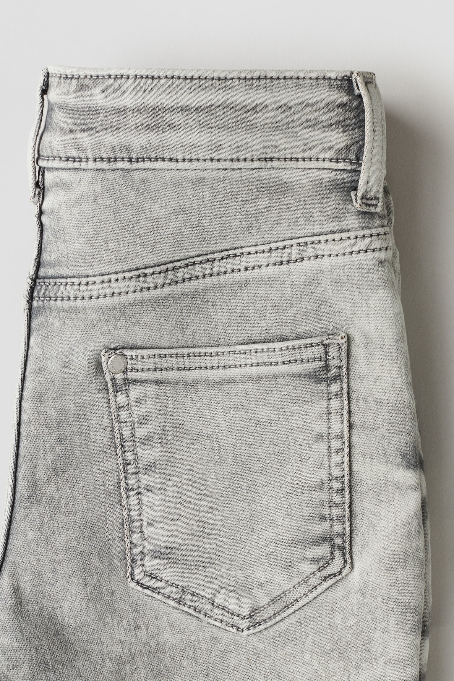 Super Soft Denim shorts - Light denim grey - 3