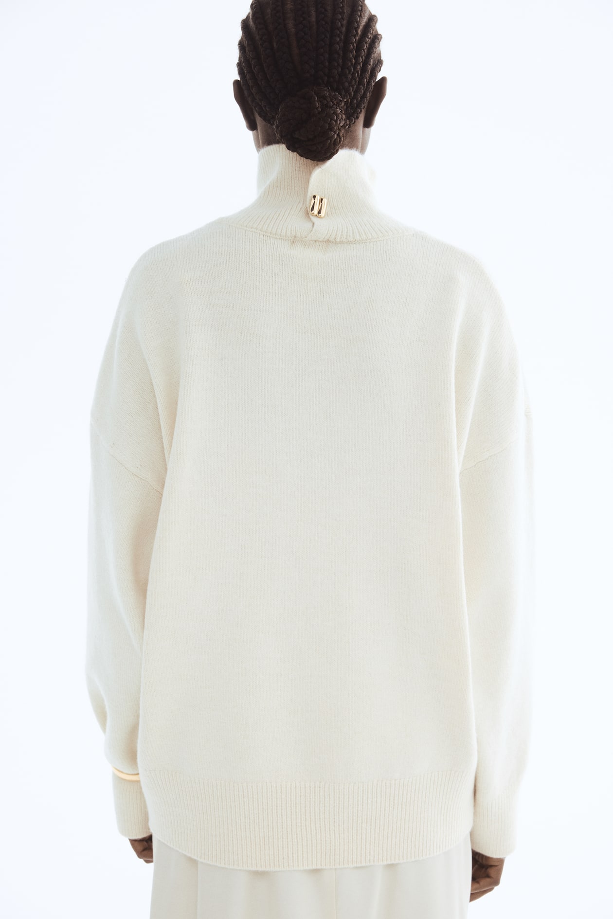 Oversized Mock-Turtleneck Sweater - image 2